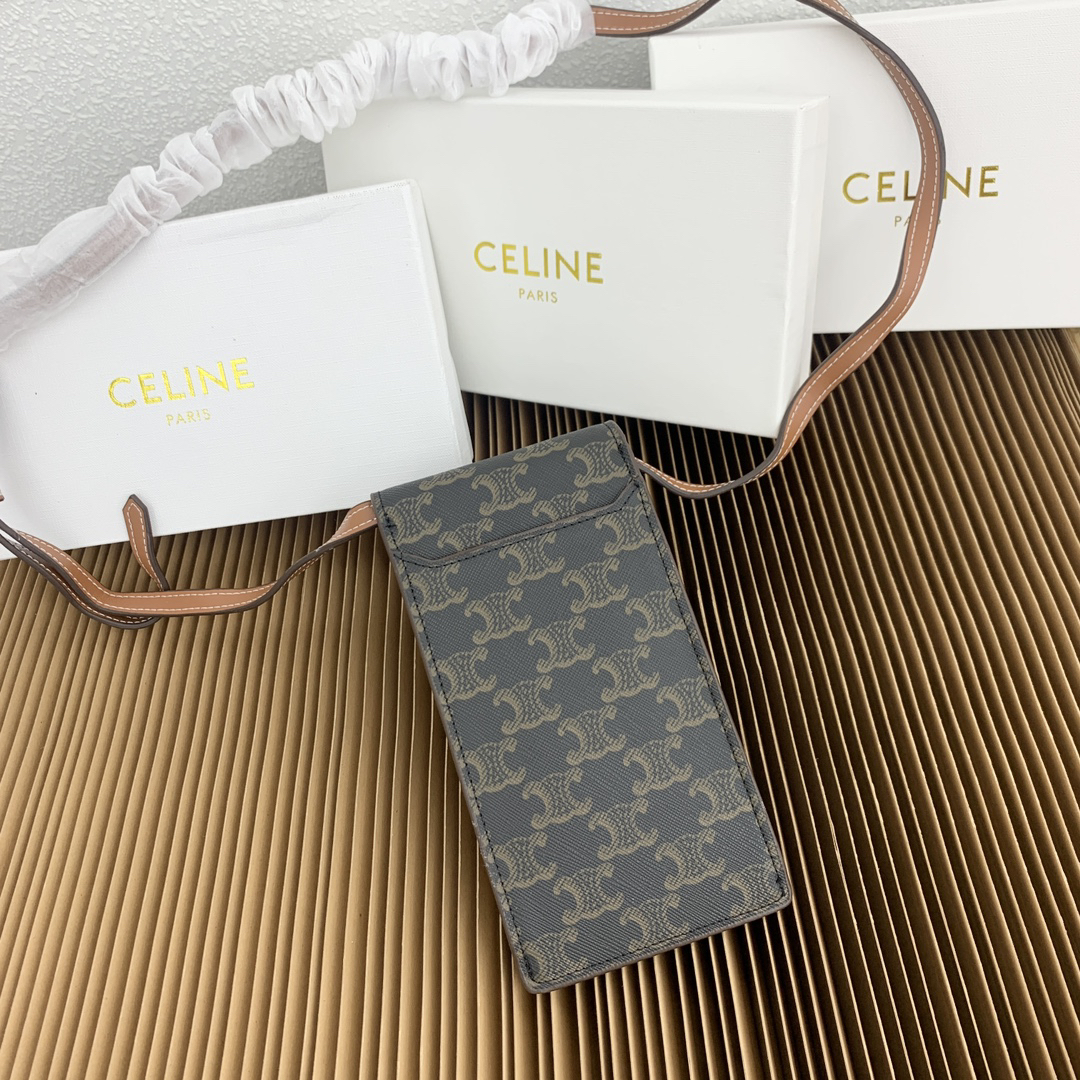 CELINE Triomphe Phone Bag - Image 3