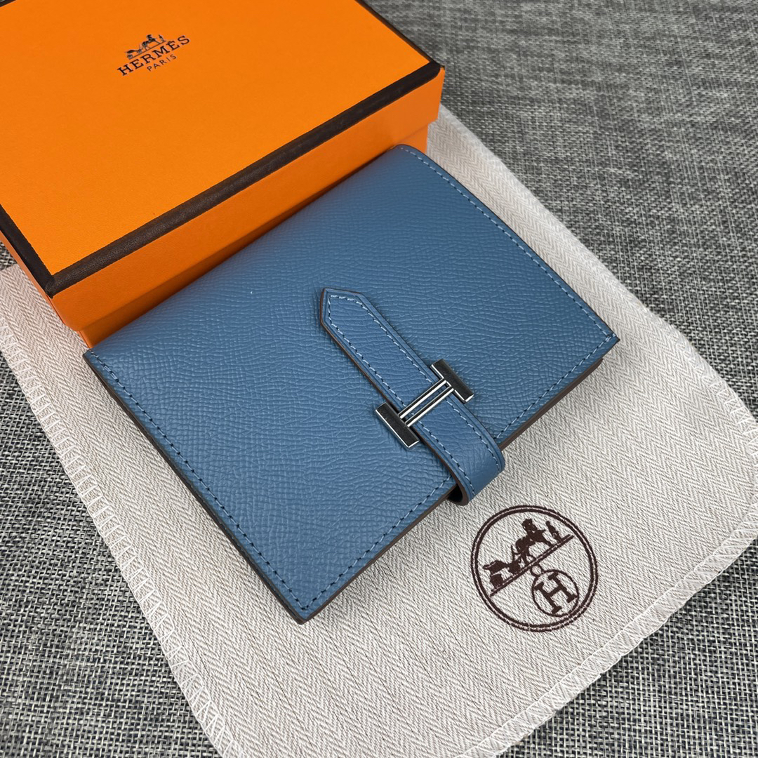 Hermes Palm-Grain Leather Wallet 5120 - Image 3