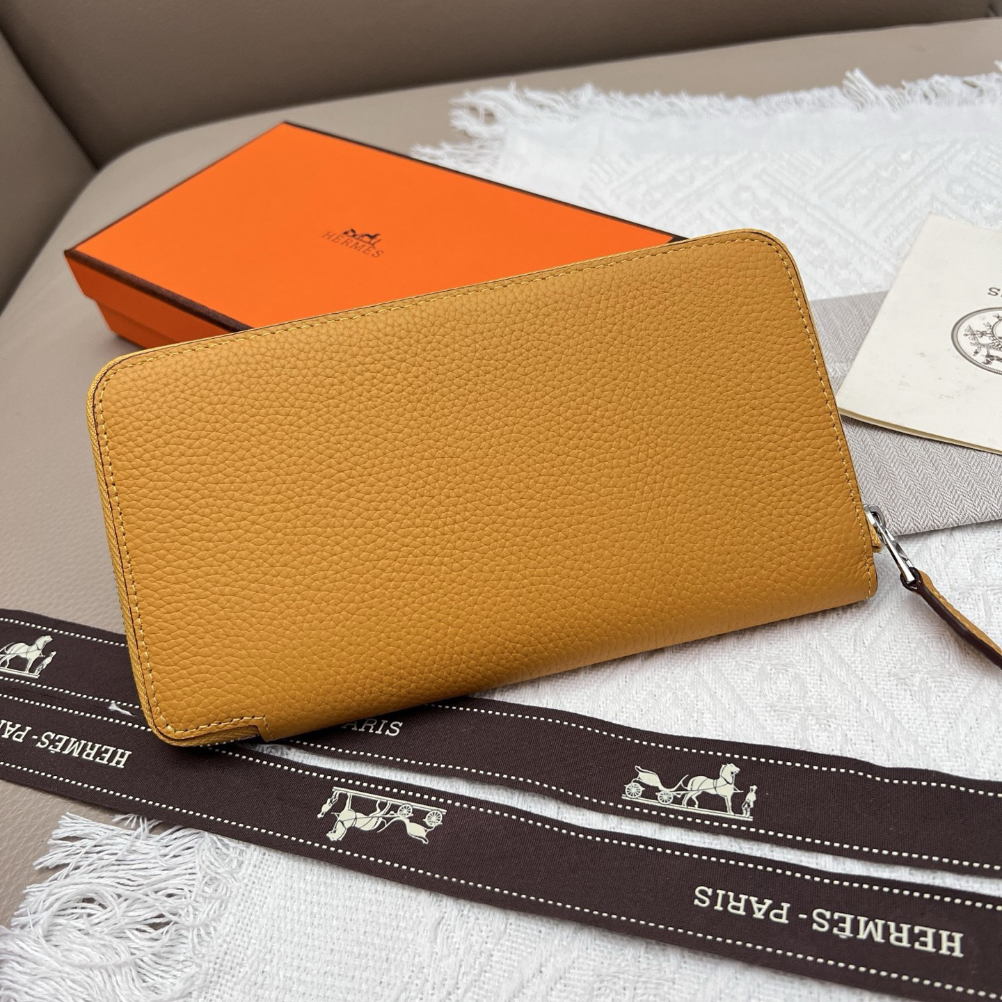 Hermès Constance Leather Long Wallet - Image 3