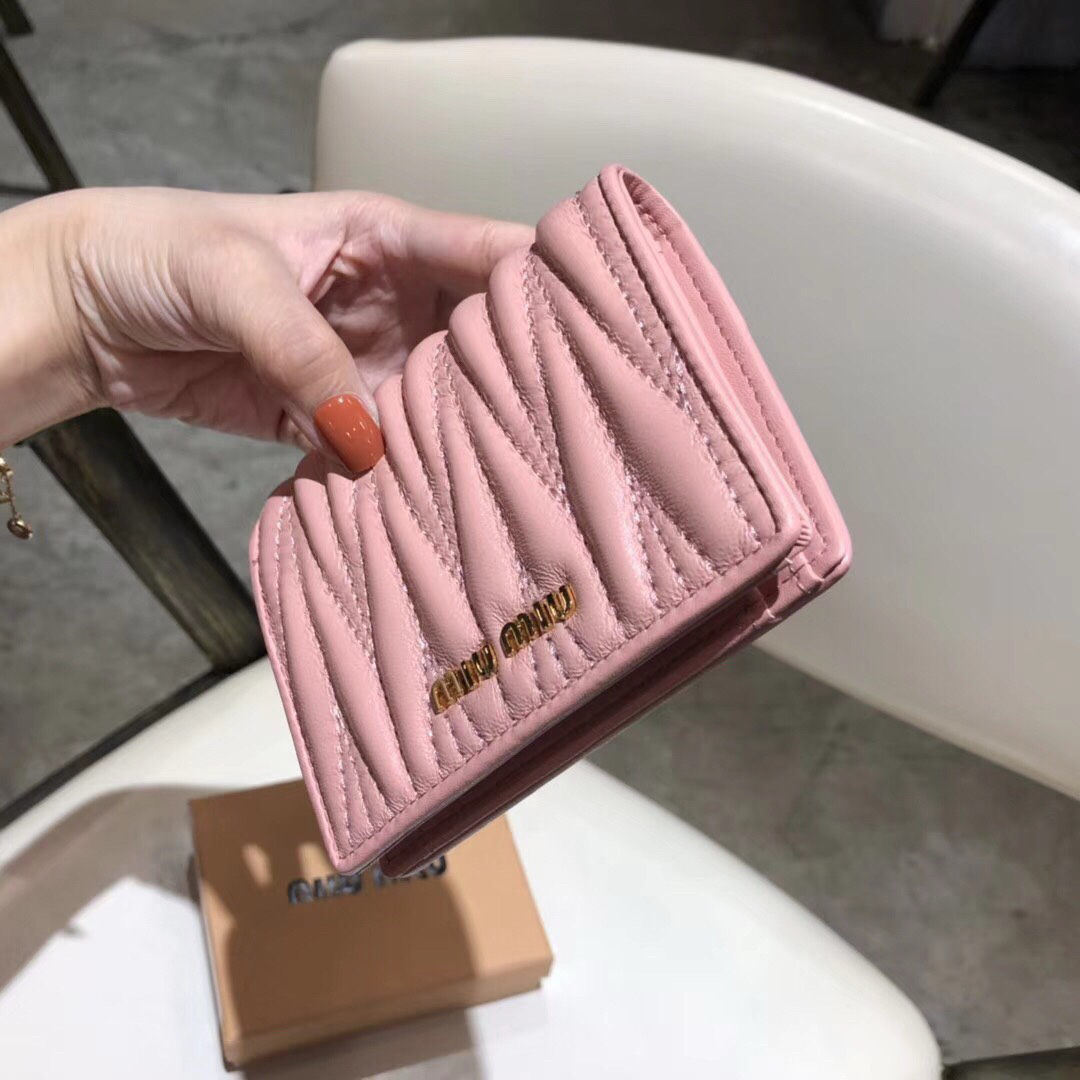 Miu Miu Lambskin Wallet 5439 - Image 3