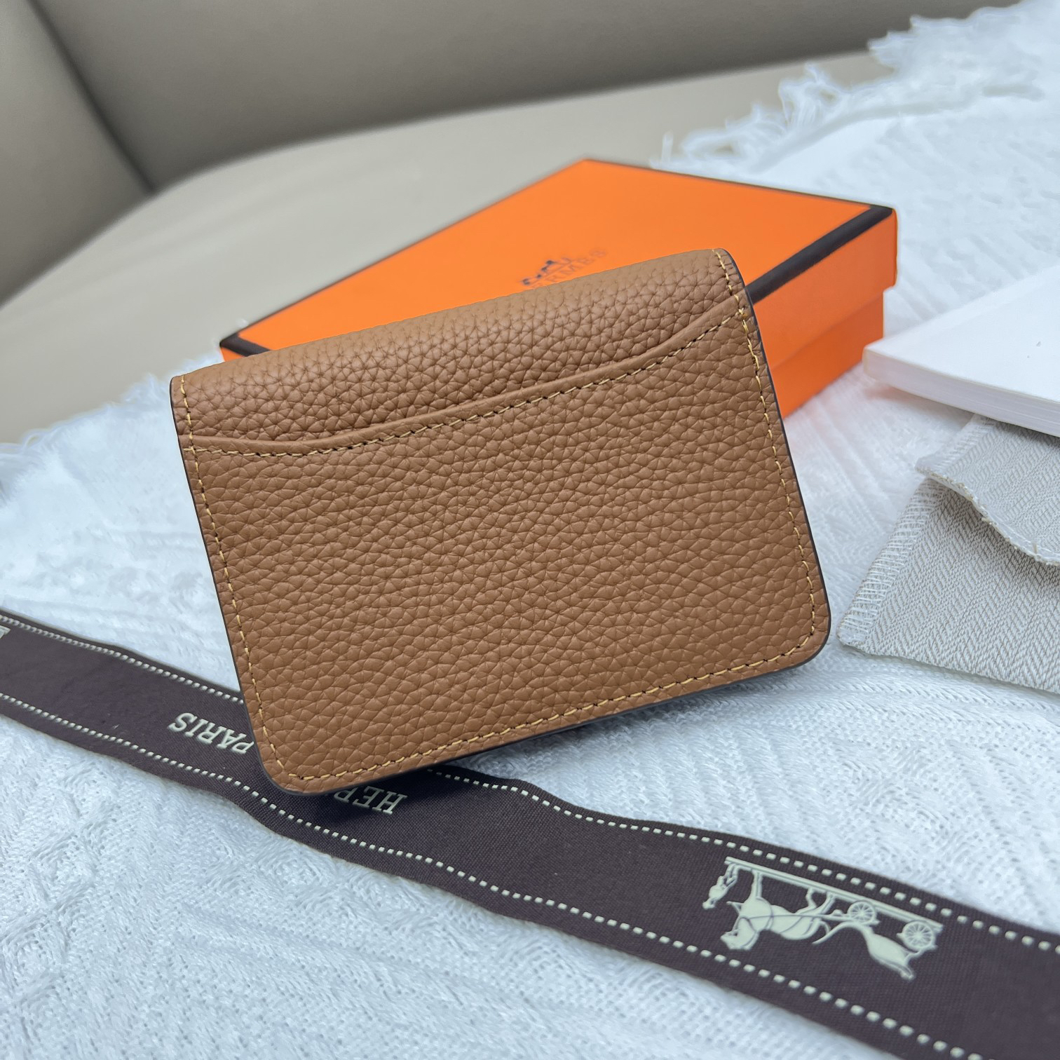 Hermes Constance Litchi-Grain Leather Shoulder Bag - Image 3