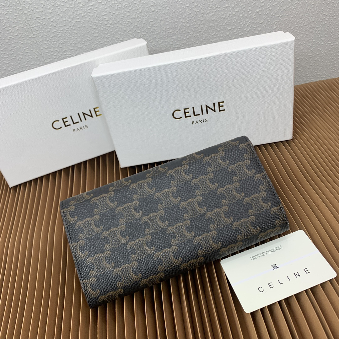 Triomphe Large Leather Wallet - Image 3