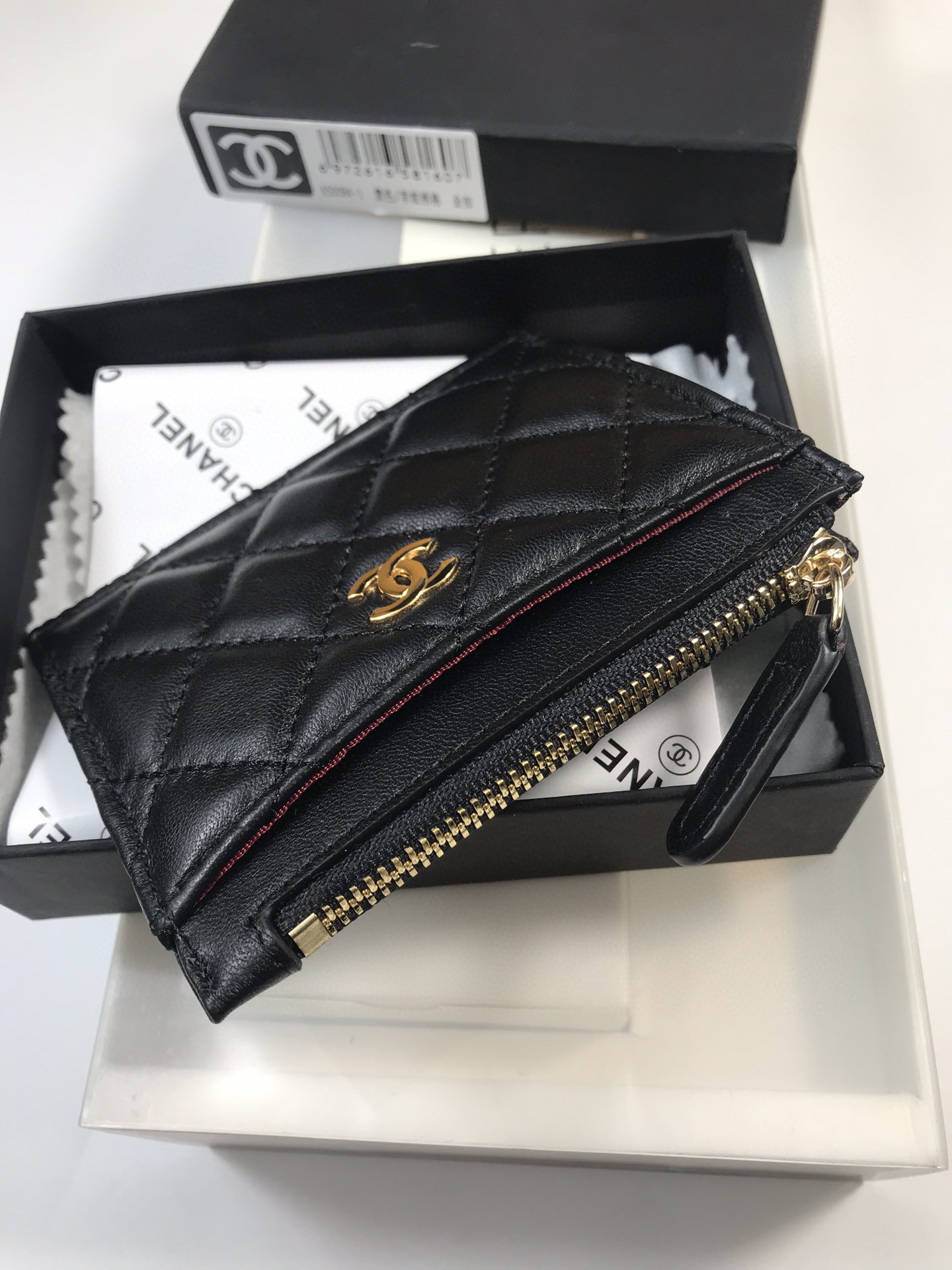Chanel Lambskin Card Holder - Image 3