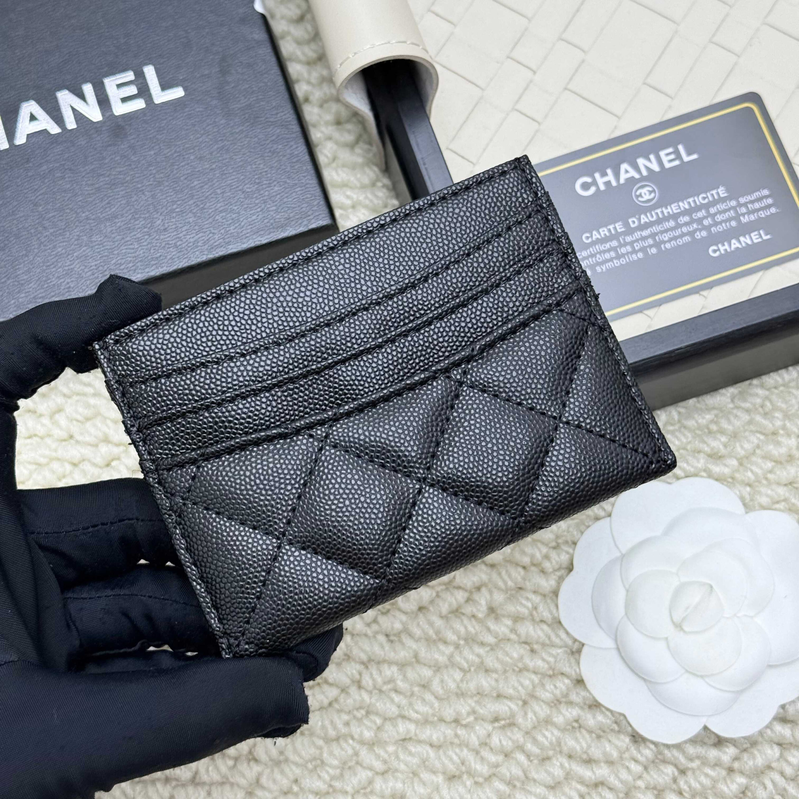 Chanel Lambskin Card Holder - Image 3