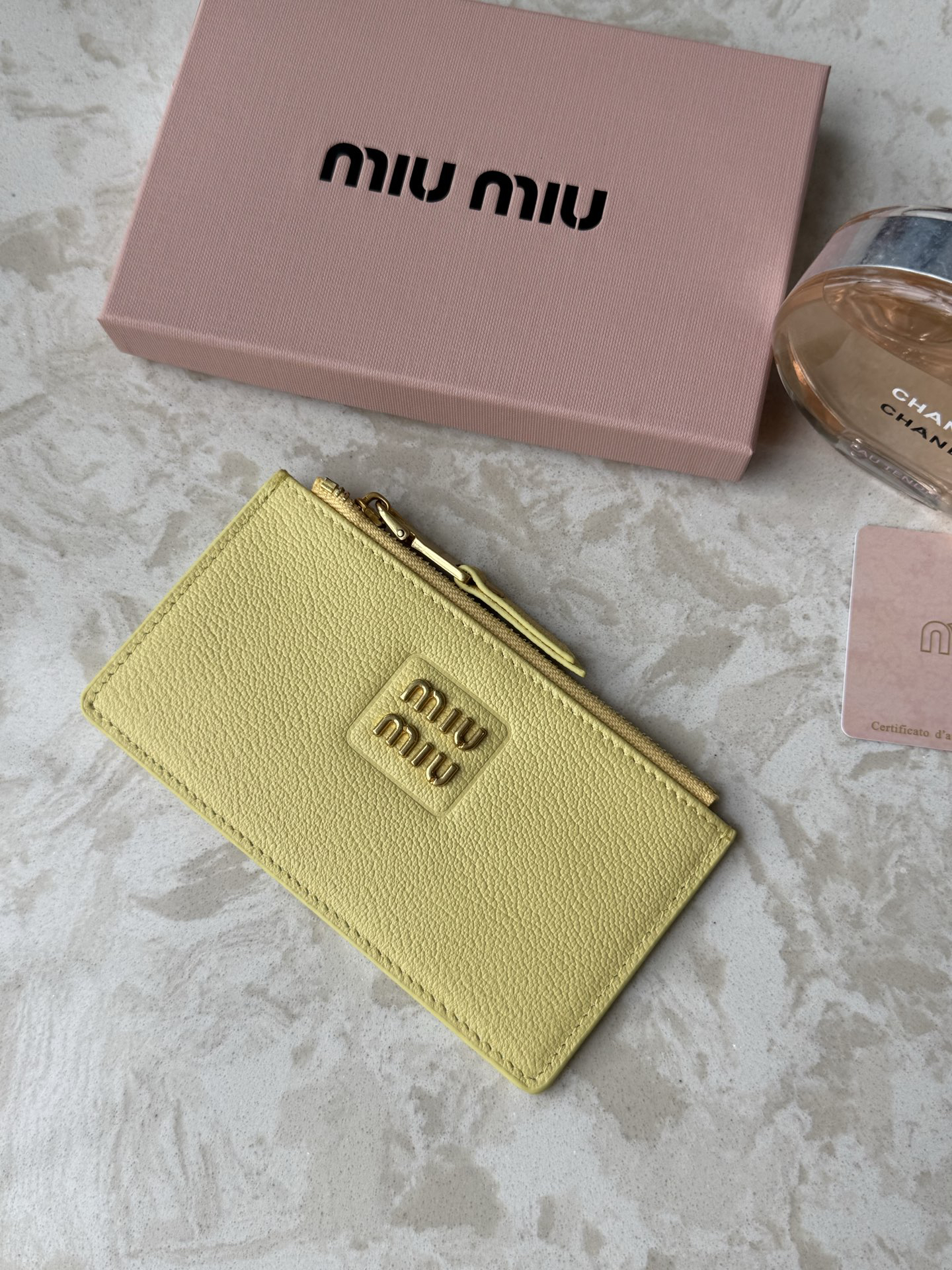 Miu Miu Slim Leather Wallet - Image 3