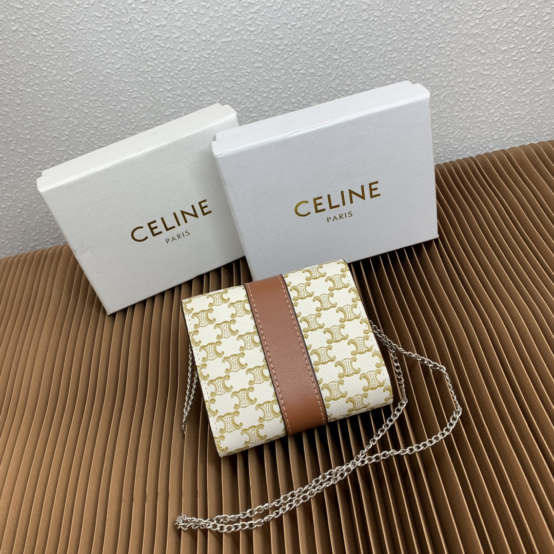 Triomphe Trifold Wallet - Image 3