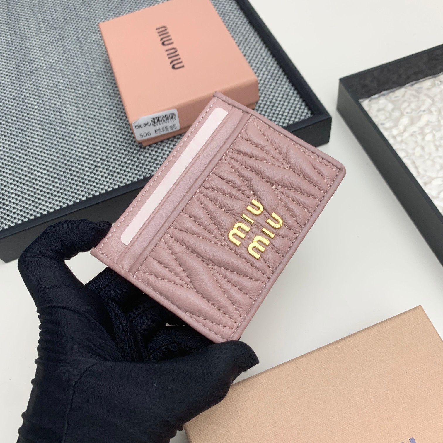 Miu Miu Lambskin Wallet - Image 3