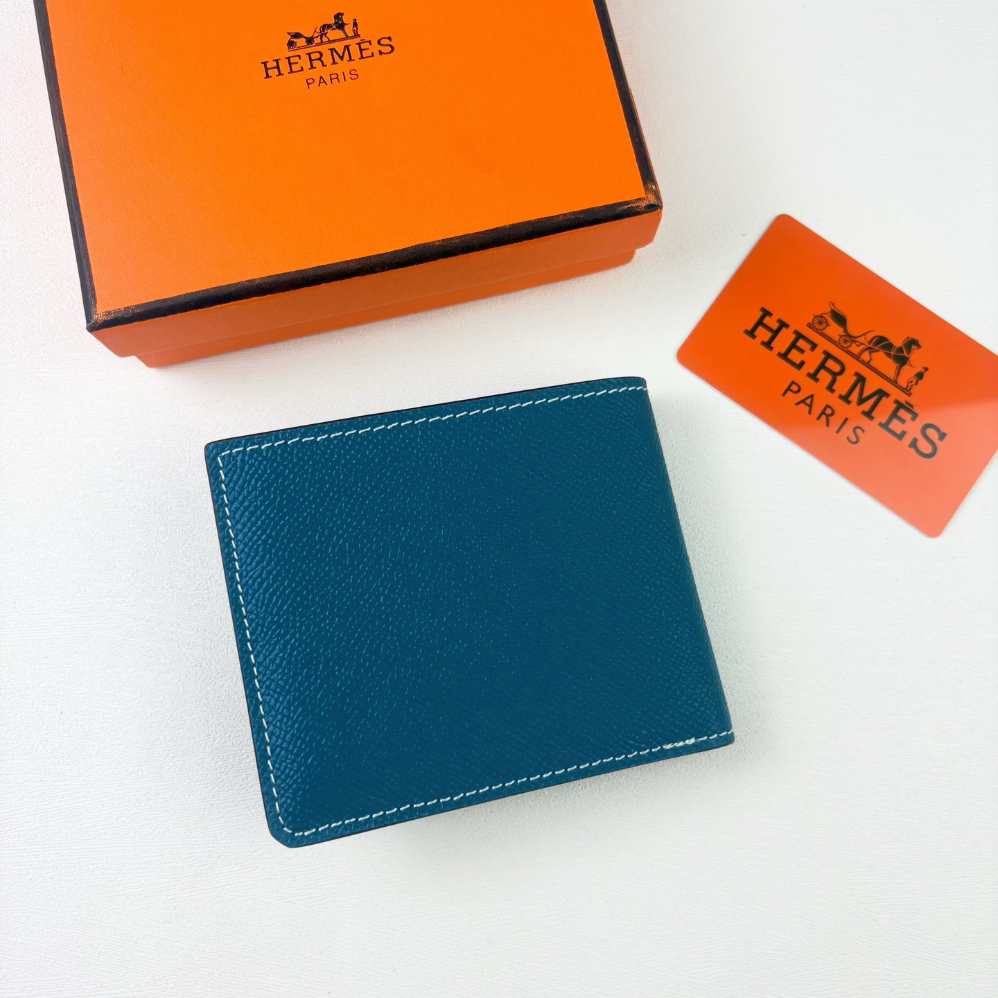 Hermes Empson Leather Short Wallet - Image 3