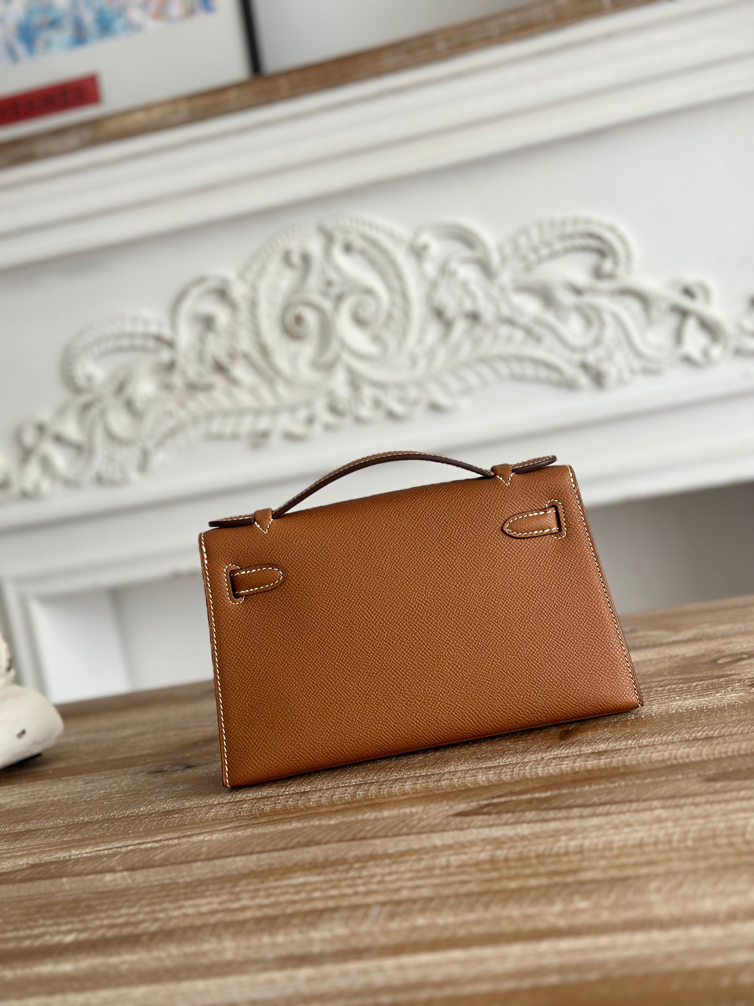 Hermès Kelly Mini Pouch Handbag - Image 3