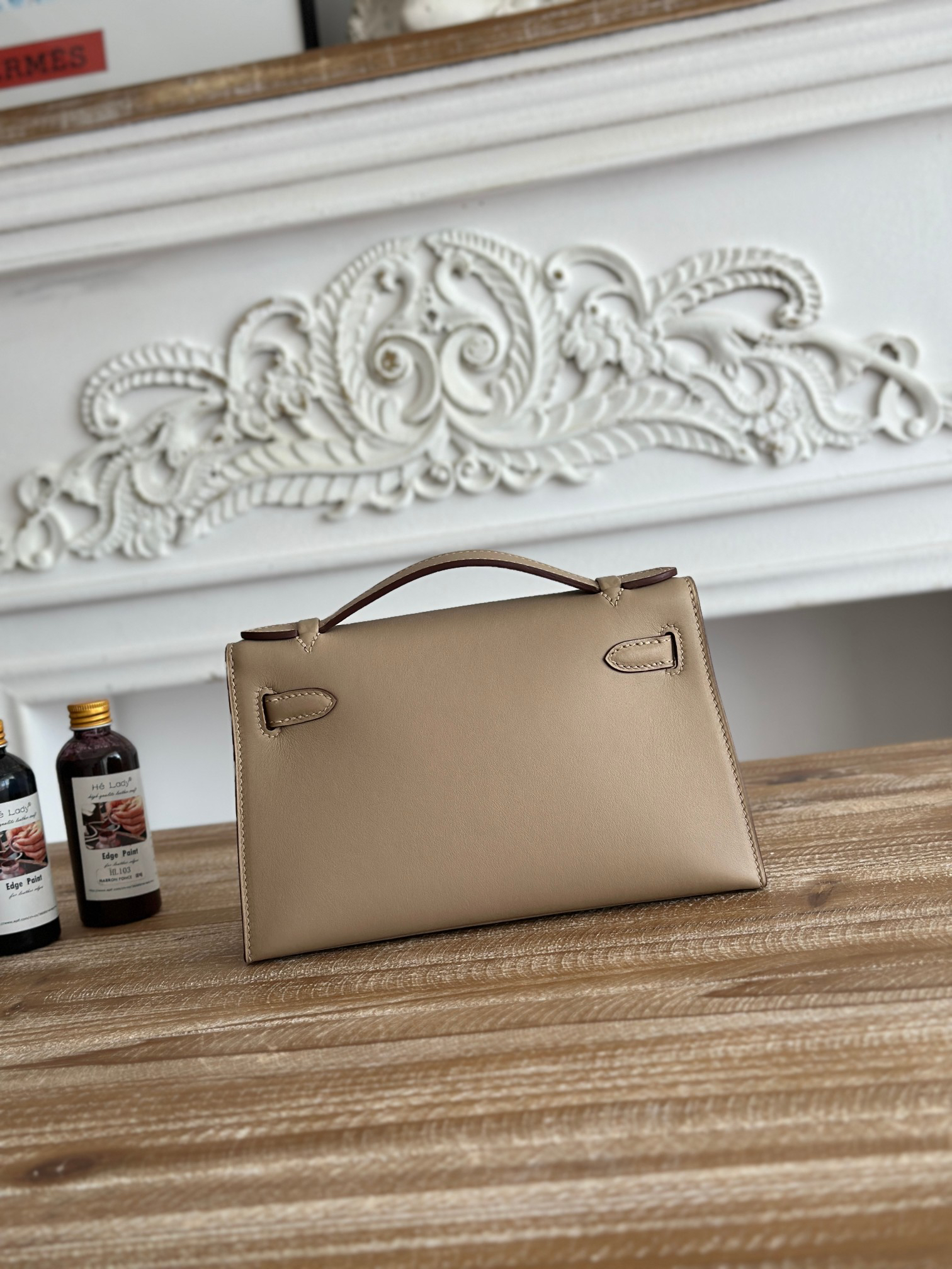 Hermes Kelly Mini Pochette Handbag - Image 3