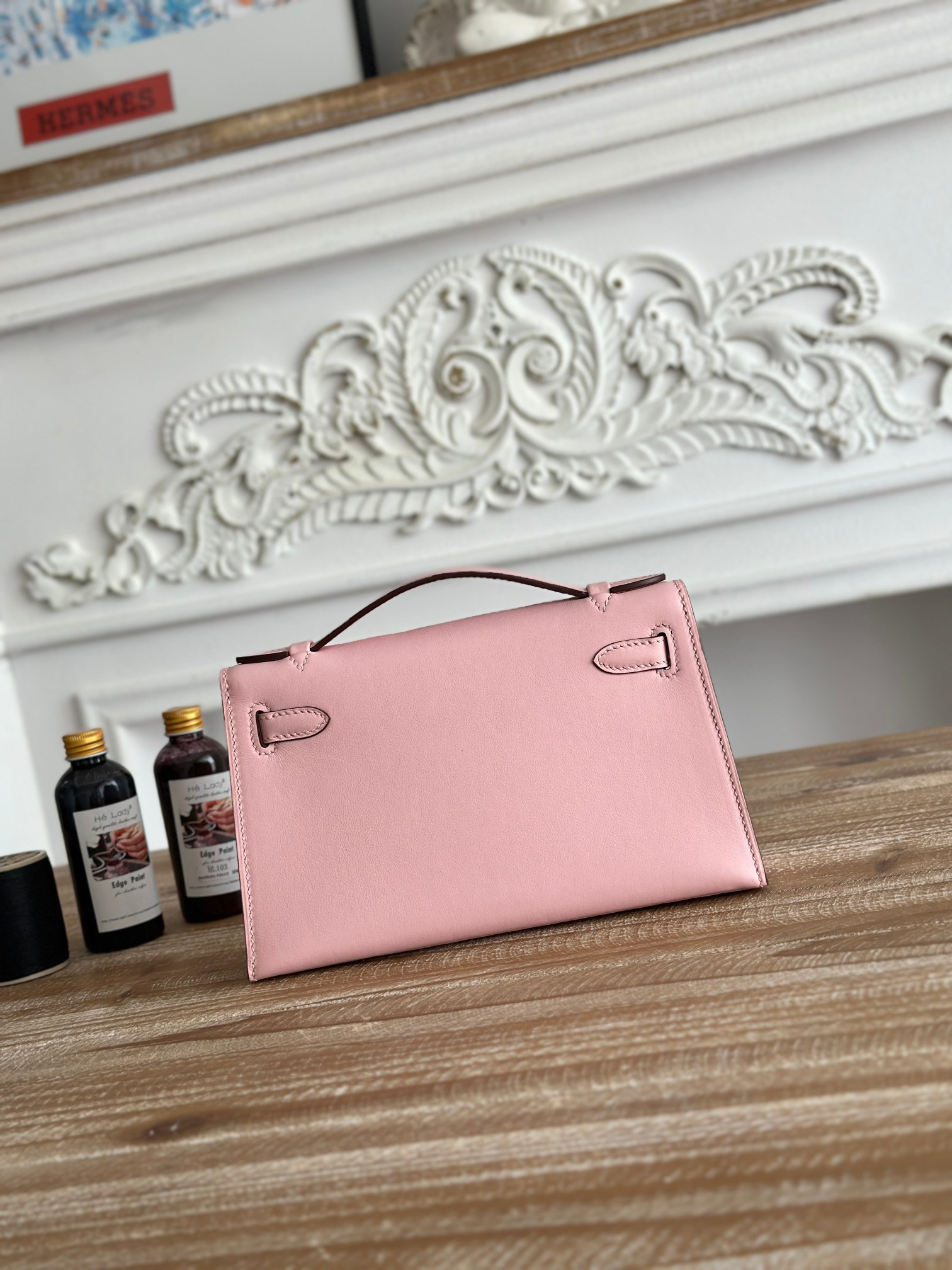 Hermes Kelly Mini Pochette Handbag - Image 3