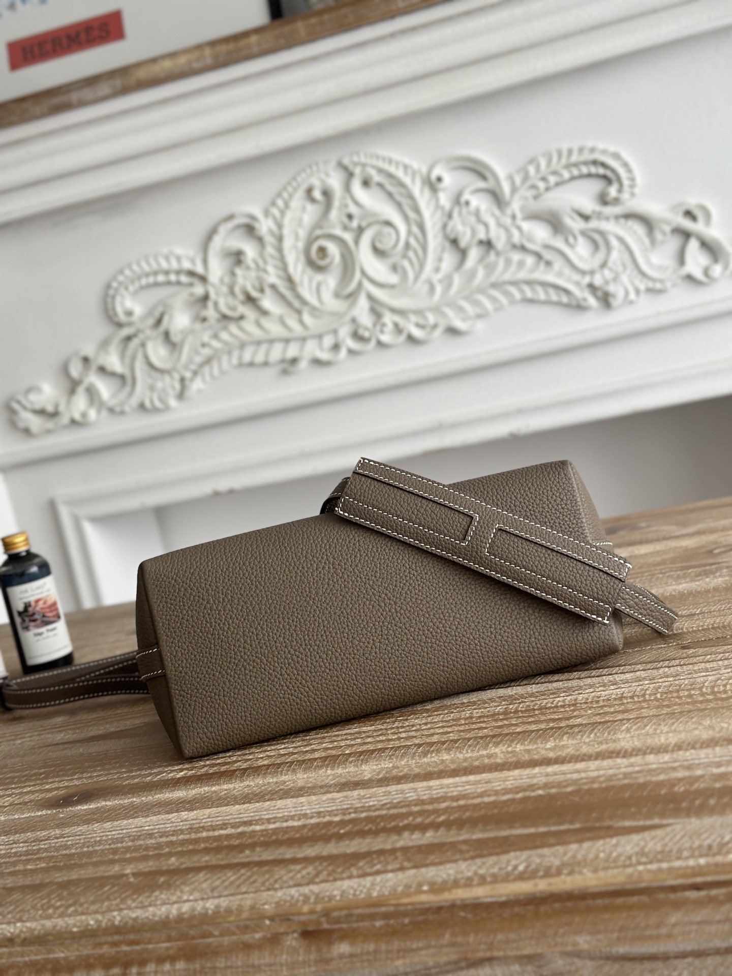 Hermes Berlingot Leather Shoulder Bag - Image 3