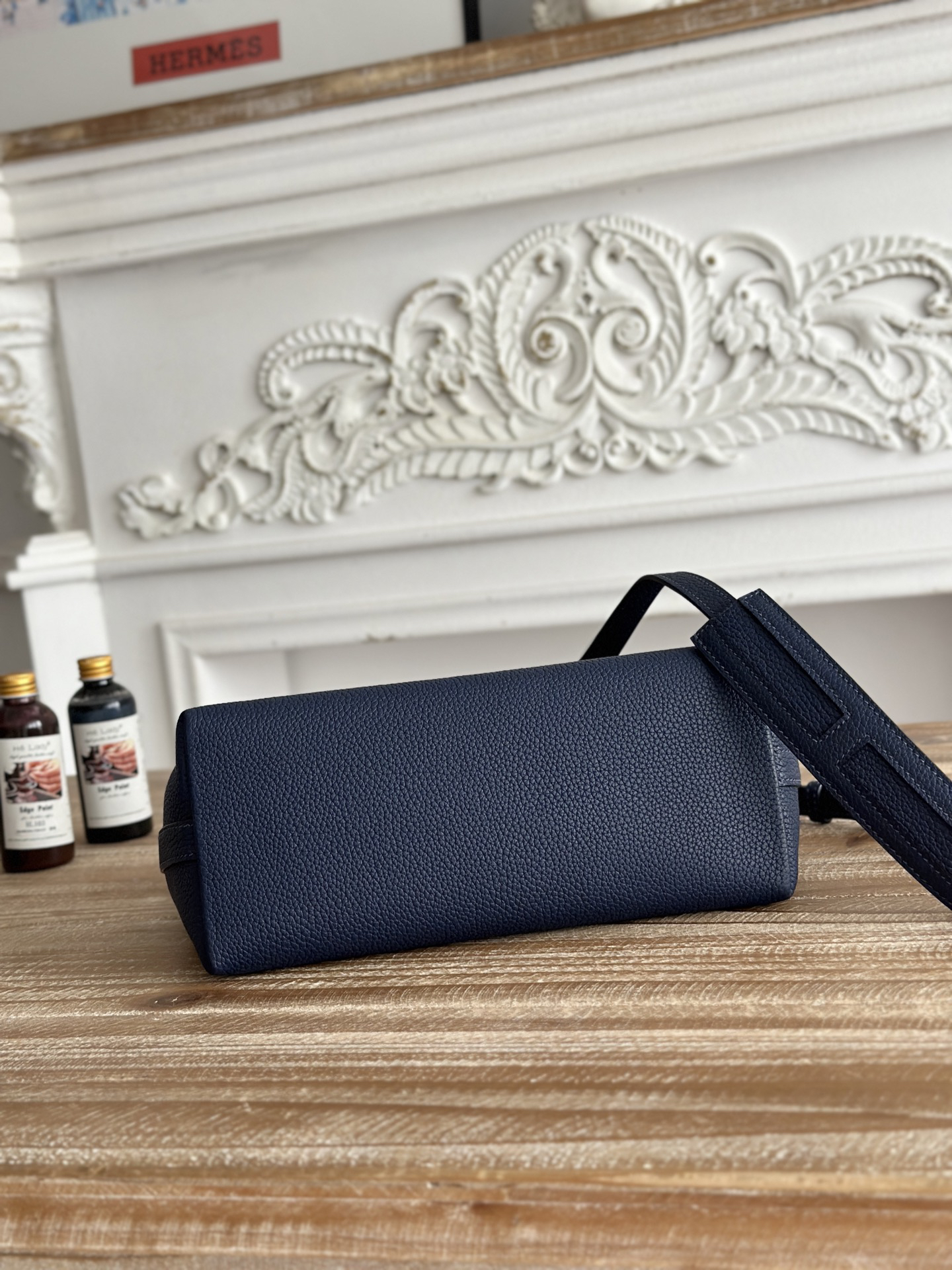Hermès Berlingot Jewel Blue Crossbody Bag - Image 3