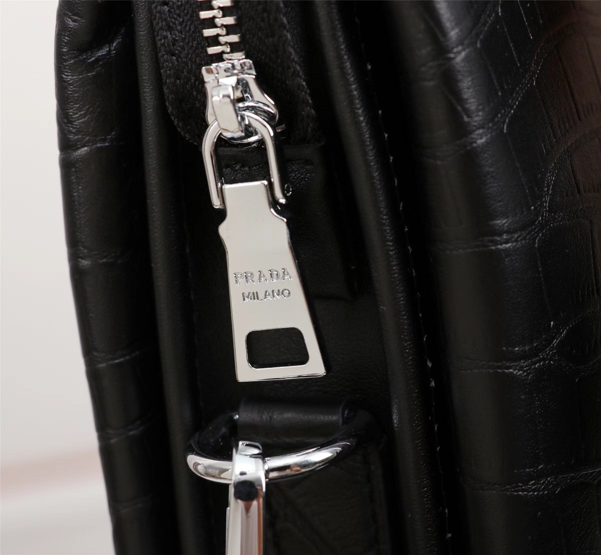 Prada Leather Briefcase - Image 4