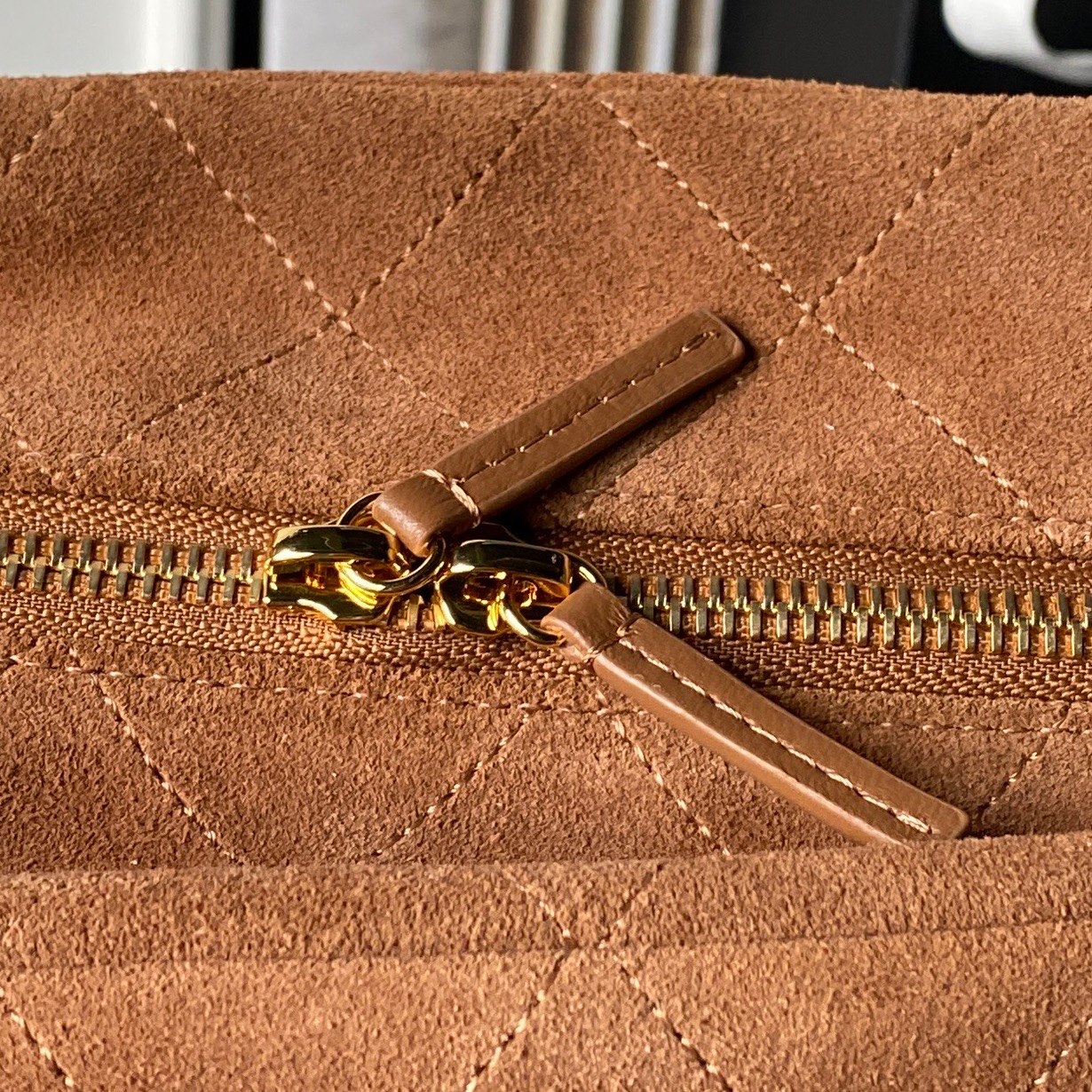 Chanel 26A Limited Series AS6406 Suede Bowling Bag - Image 4