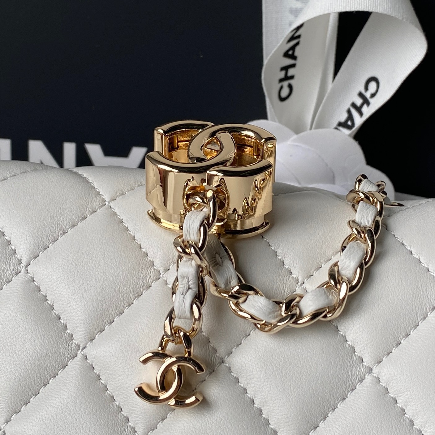 Chanel Double-C Crossbody Bag, CF Series AS5758 - Image 4