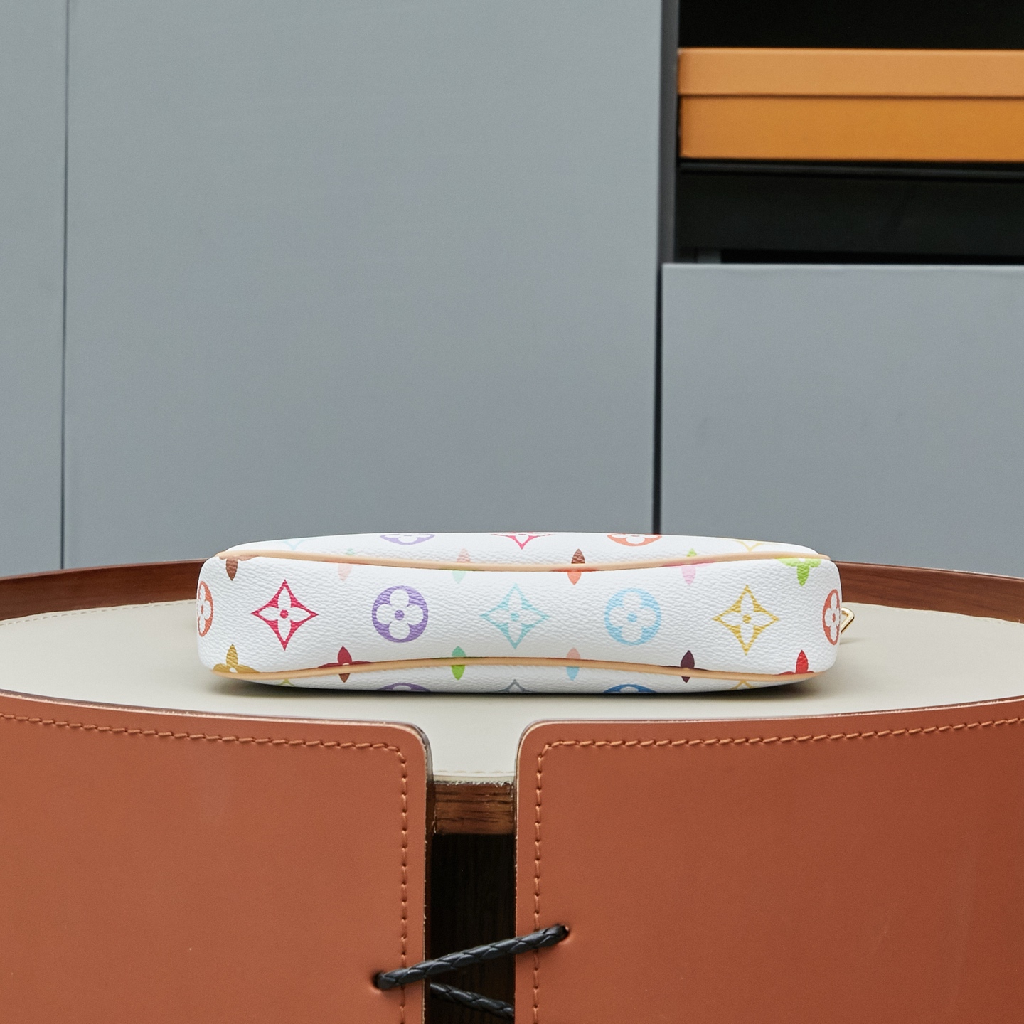 Louis Vuitton x Takashi Murakami Pochette Accessoires Bag - Monogram Coated Canvas - Image 4