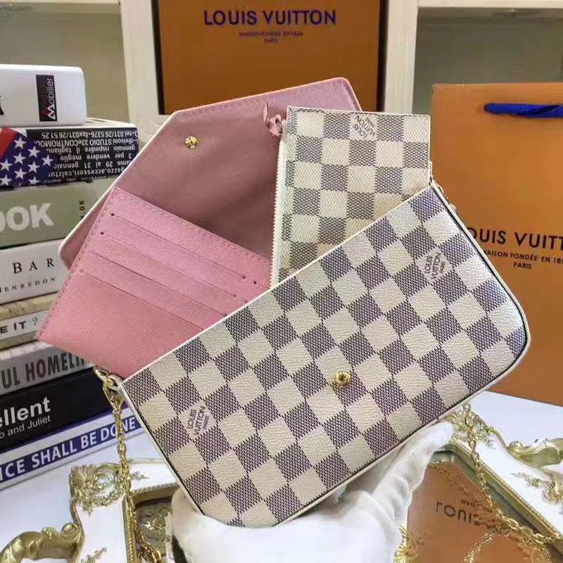 Louis Vuitton Felicie Three-Piece Clutch Bag - Image 4