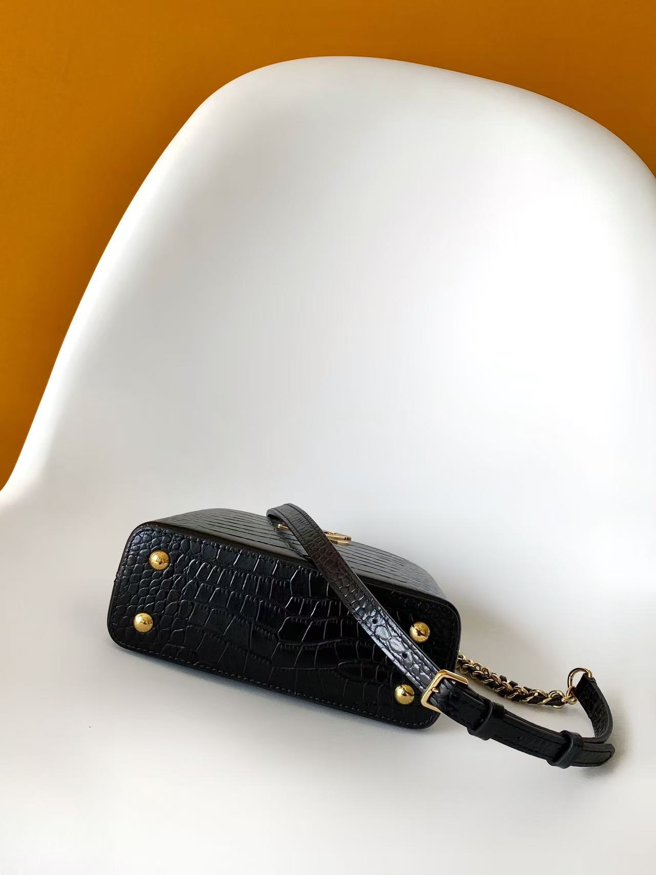 Louis Vuitton Mini Handbag in Taurillon Leather - Image 4