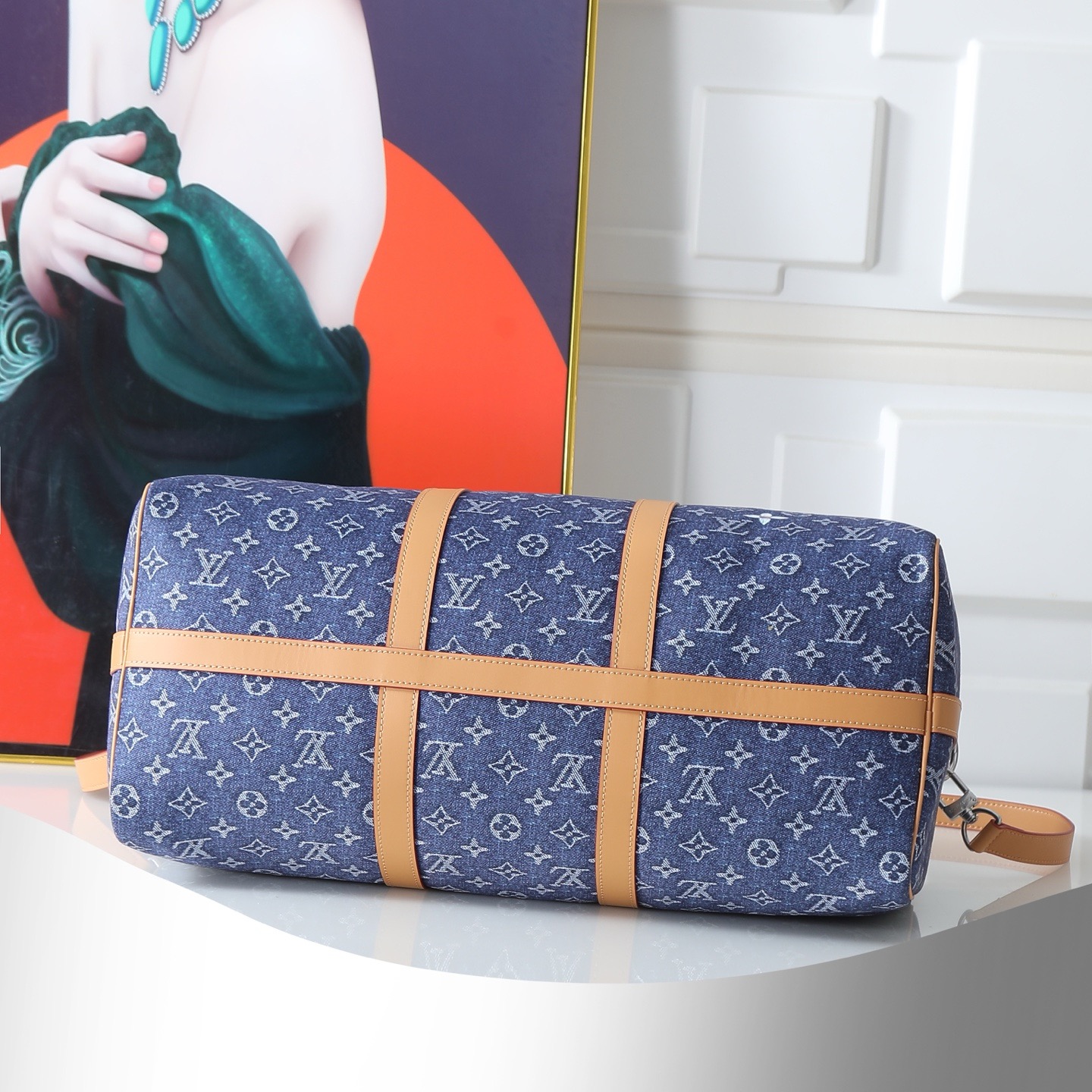 Louis Vuitton Keepall Bandouliere 50 Travel Bag - Image 4