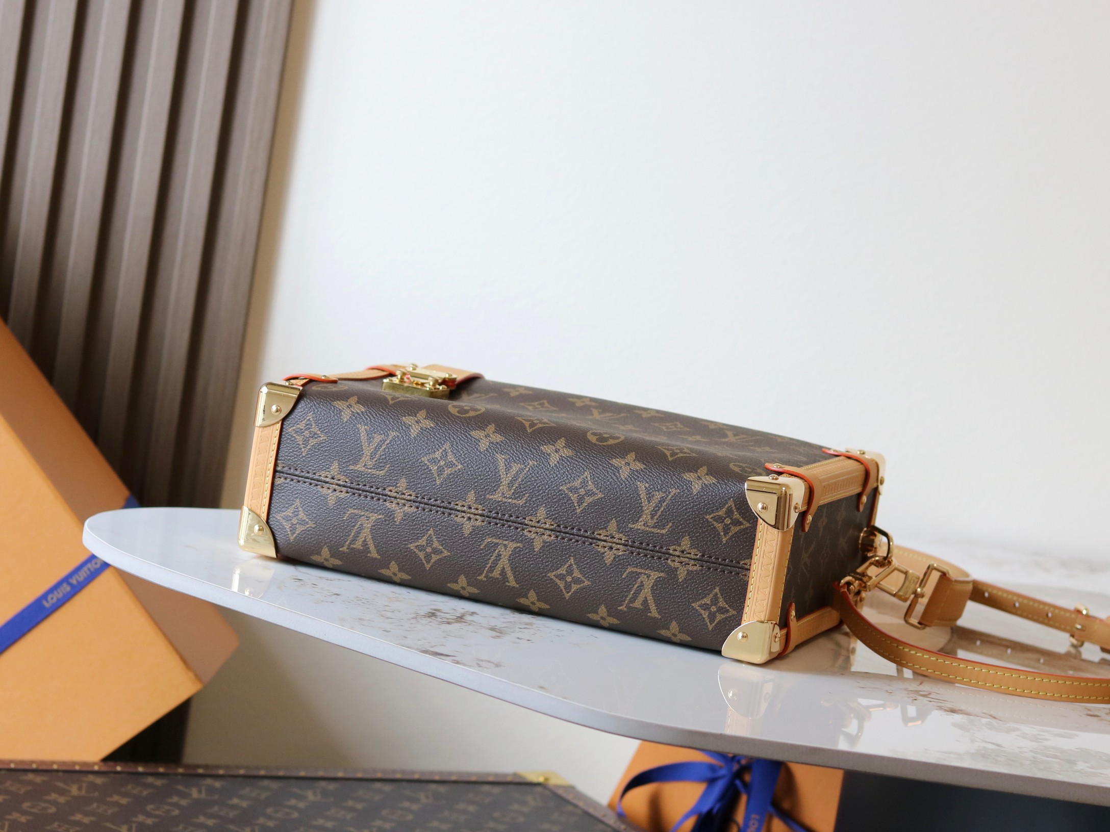 Louis Vuitton Side Trunk Handbag - Large - Image 4