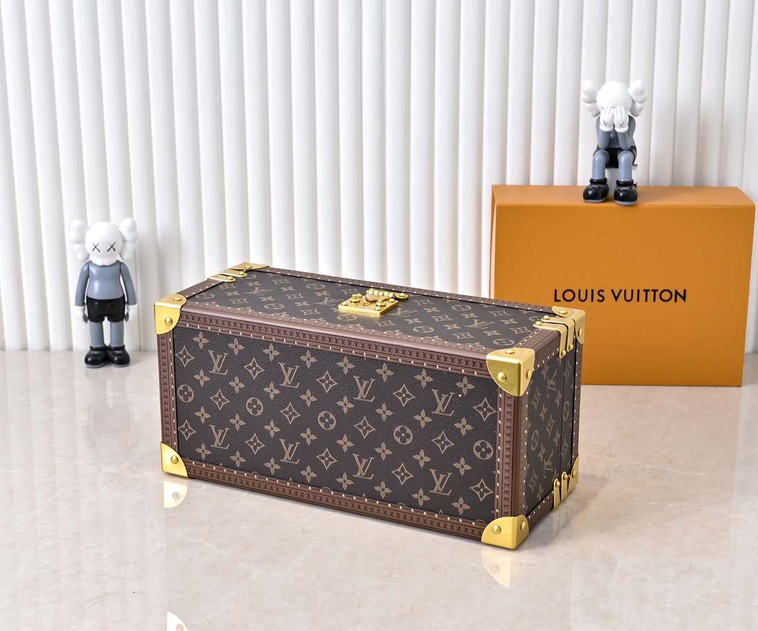 Louis Vuitton Monogram Watch and Jewelry Storage Box M20209 - Image 4