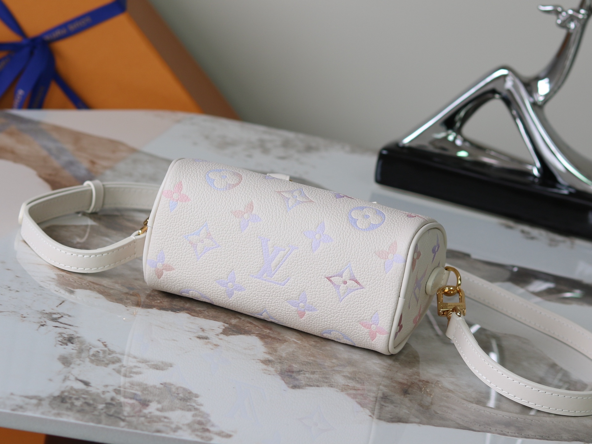 Louis Vuitton Nano Speedy Handbag in Monogram Empreinte Leather - Image 4