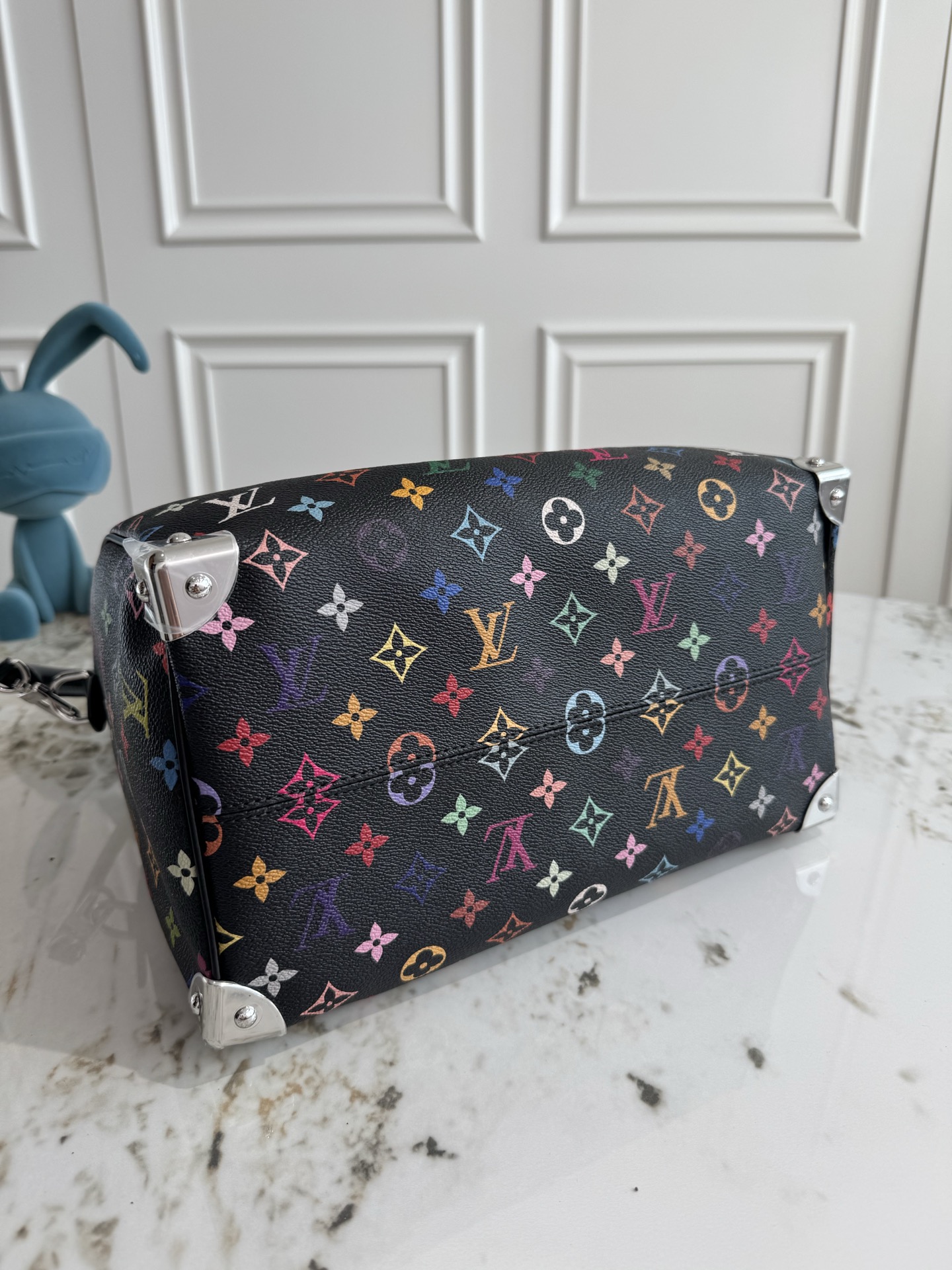 Louis Vuitton Speedy Soft 30 Handbag – Monogram Rainbow Canvas - Image 4