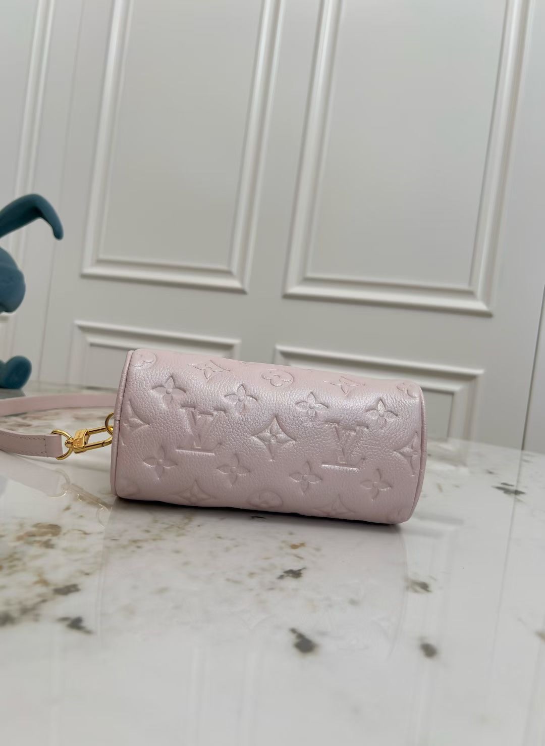 Louis Vuitton Nano Speedy Handbag in Monogram Empreinte Shimmery Leather - Image 4
