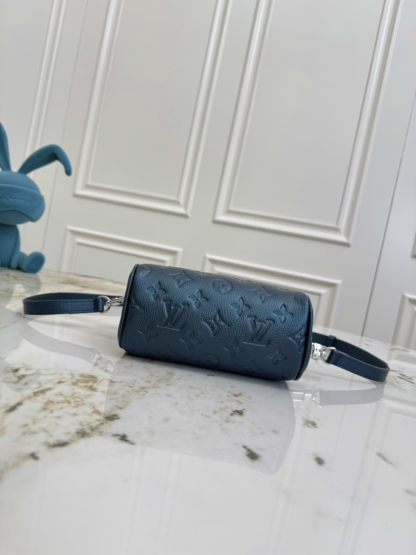 Louis Vuitton Nano Speedy Handbag in Pearl Blue - Image 4