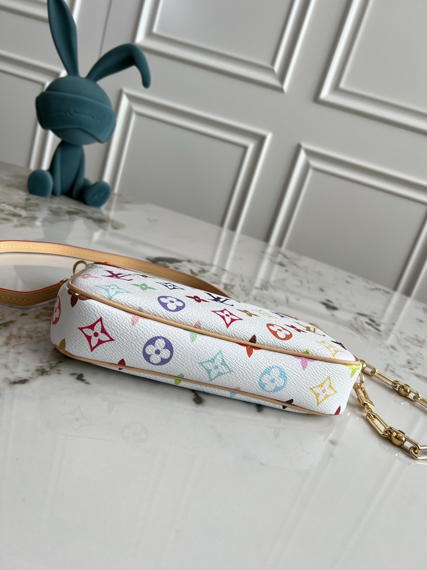 Louis Vuitton x Takashi Murakami Pochette Accessoires Handbag - Image 4