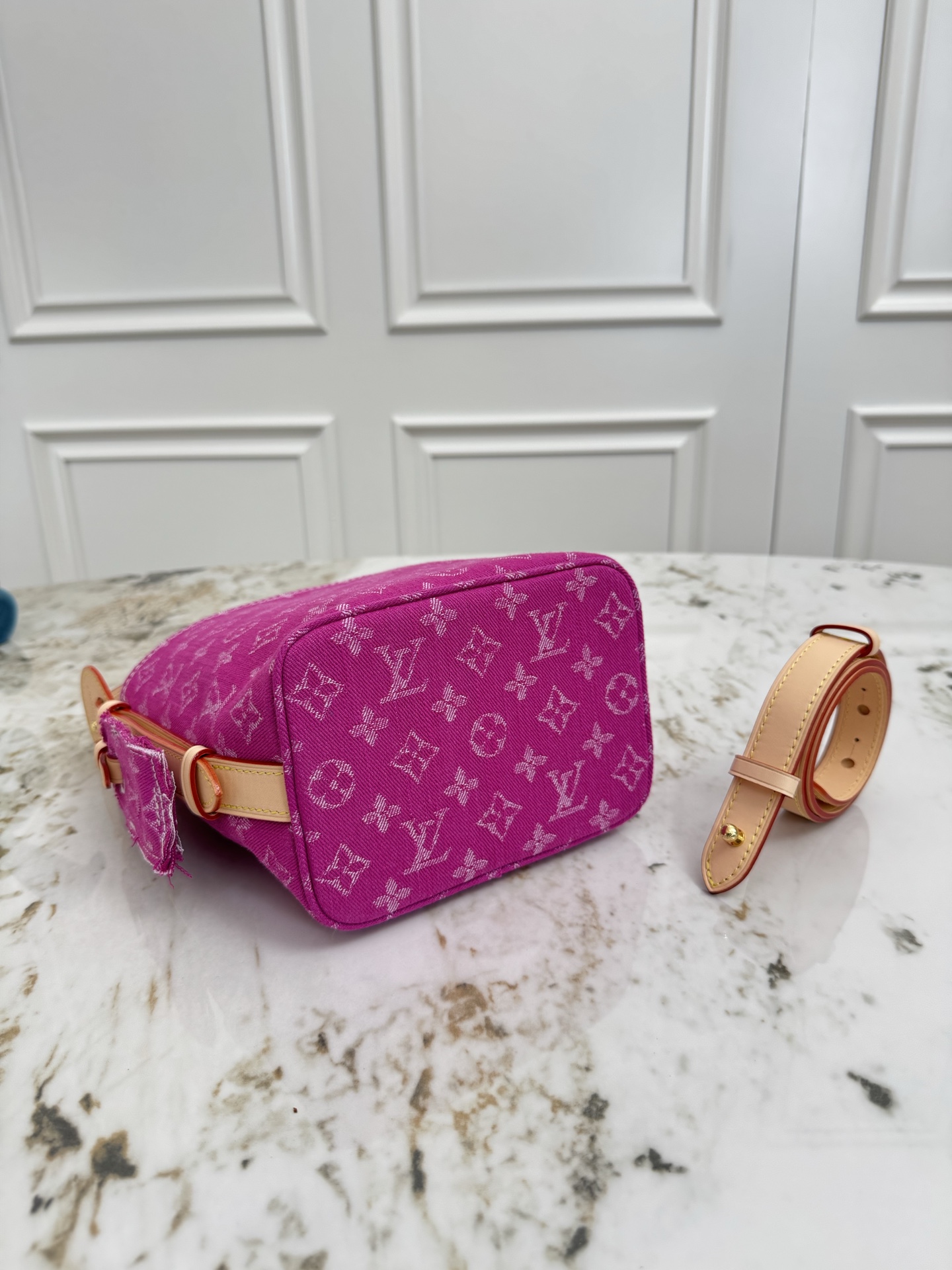 Louis Vuitton All In BB Denim Bucket Bag - Image 4