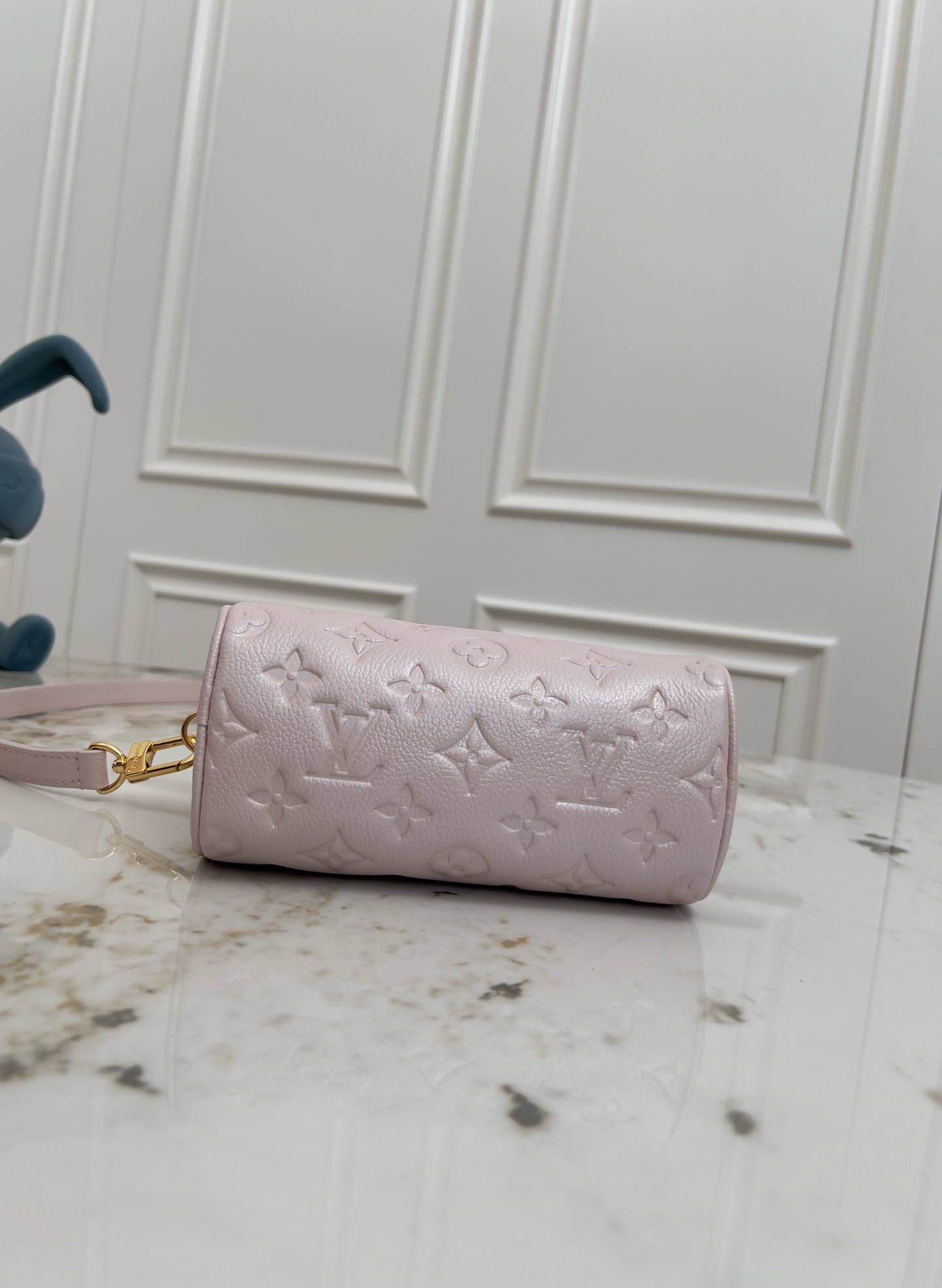 Louis Vuitton Nano Speedy Handbag in Monogram Empreinte Shimmery Leather - Image 4