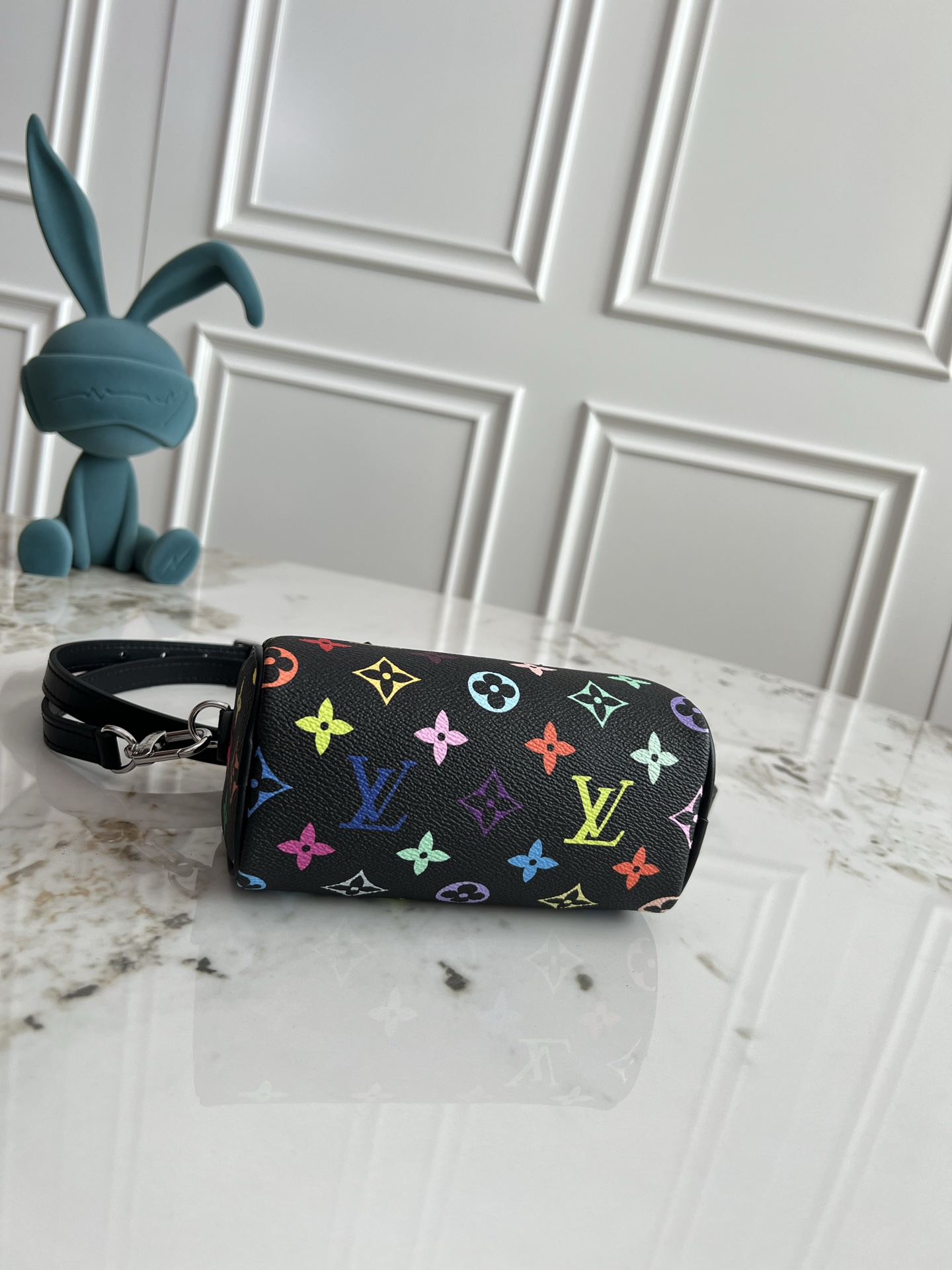 Louis Vuitton Nano Speedy Handbag, Monogram Coated Canvas, LV x TM Reissue - Image 4