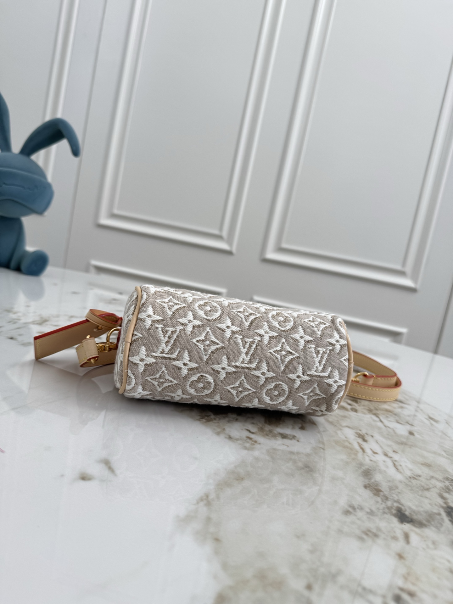 Louis Vuitton Nano Speedy Monogram Embleme Canvas Handbag - Image 4