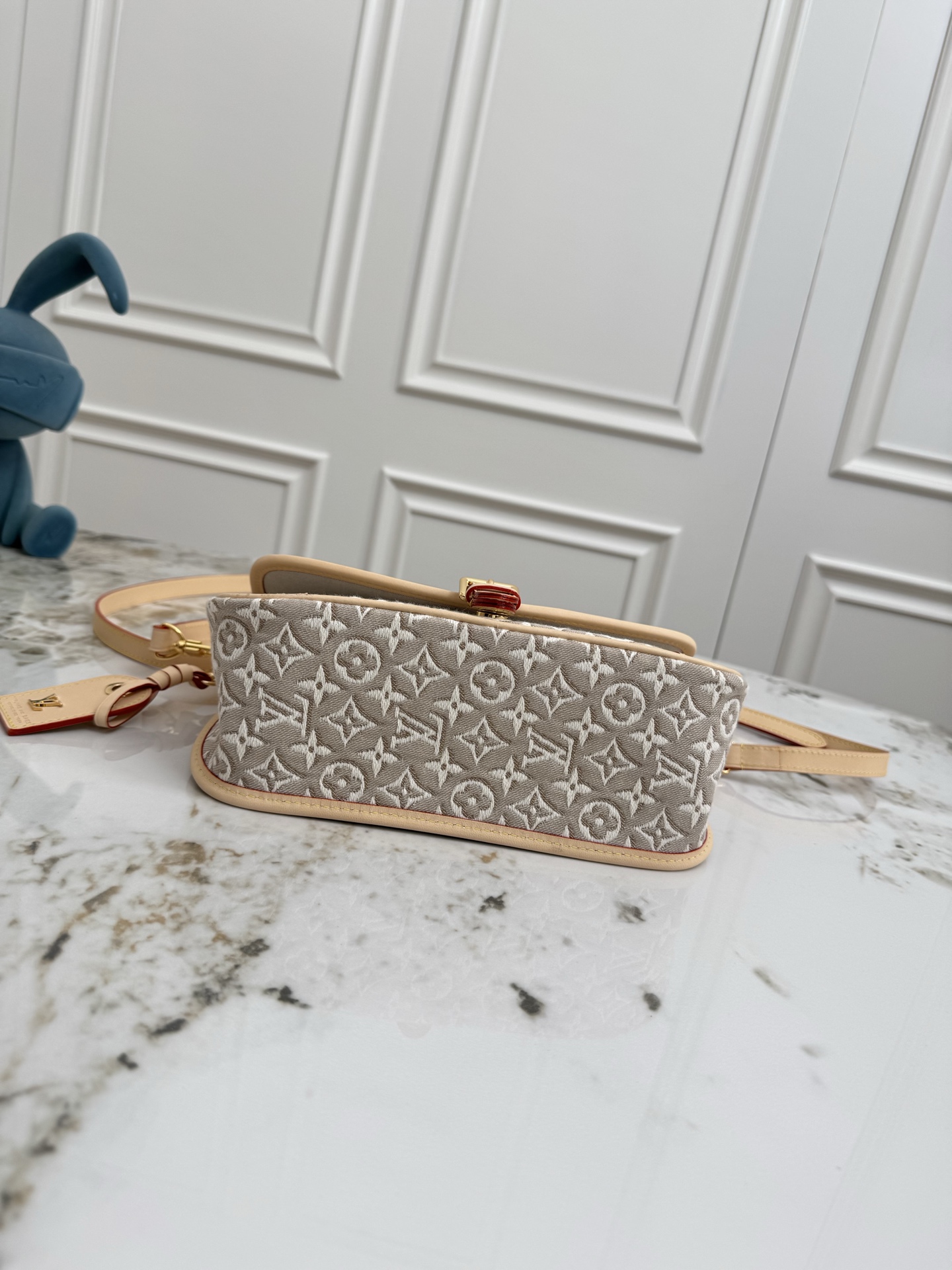 Diane Monogram Denim Crossbody Bag - Image 4