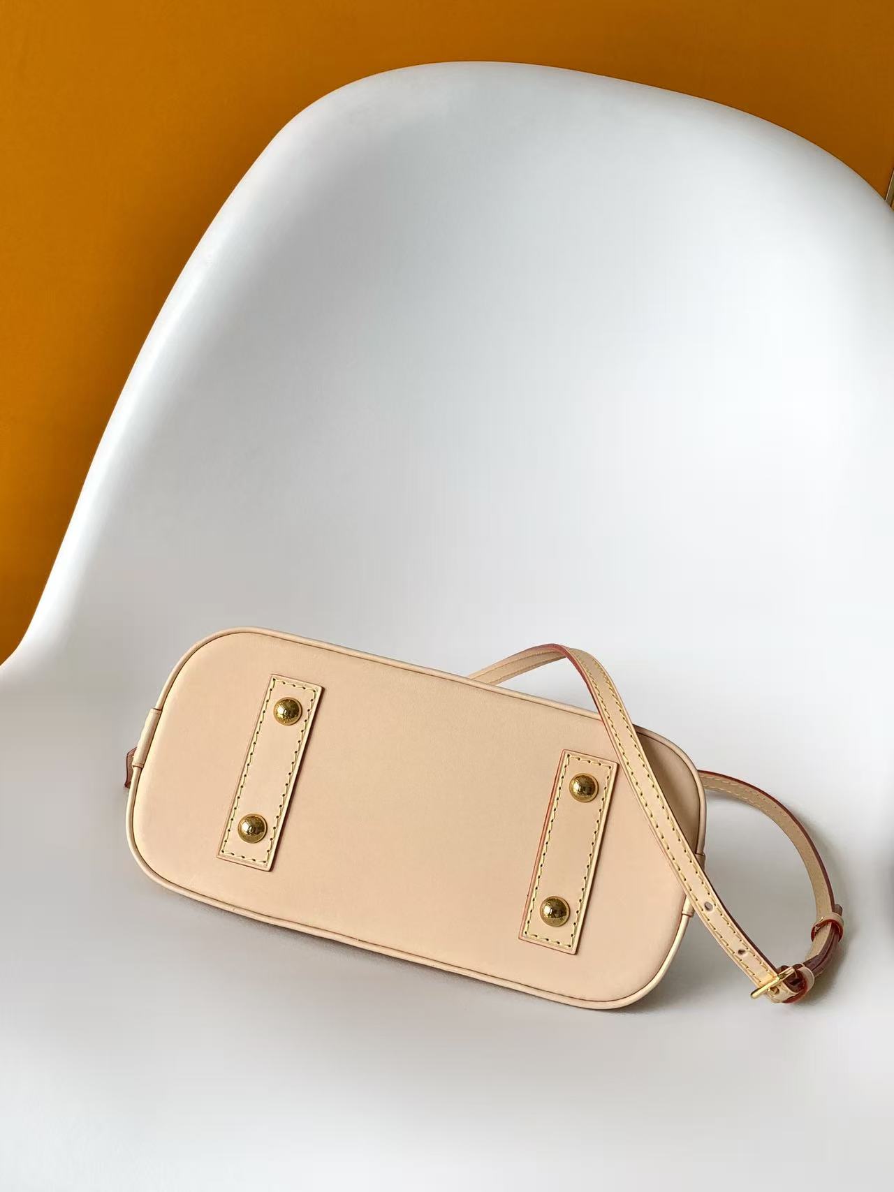 Louis Vuitton Alma BB Stamp Monogram Bag in Beige - Image 4