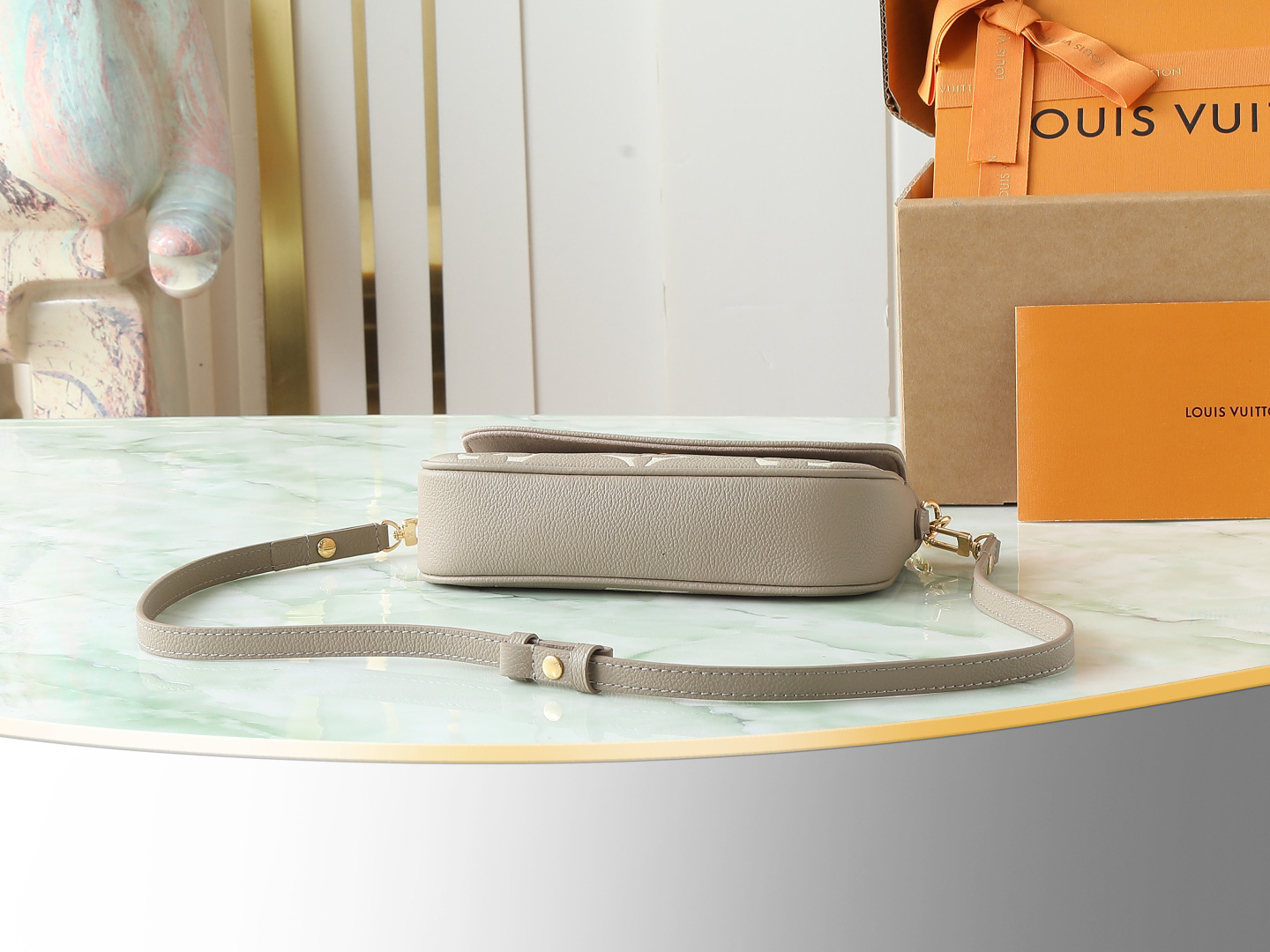 Louis Vuitton Wallet On Chain Ivy M82211 in Gray Monogram Canvas - Image 4