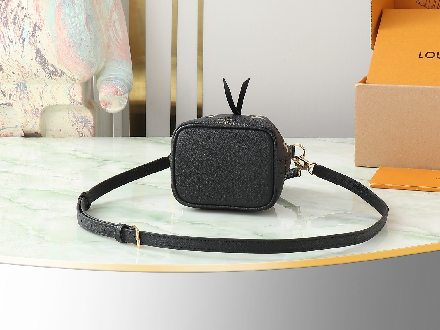 Louis Vuitton Nano Noé Monogram Empreinte Leather Bag - Image 4