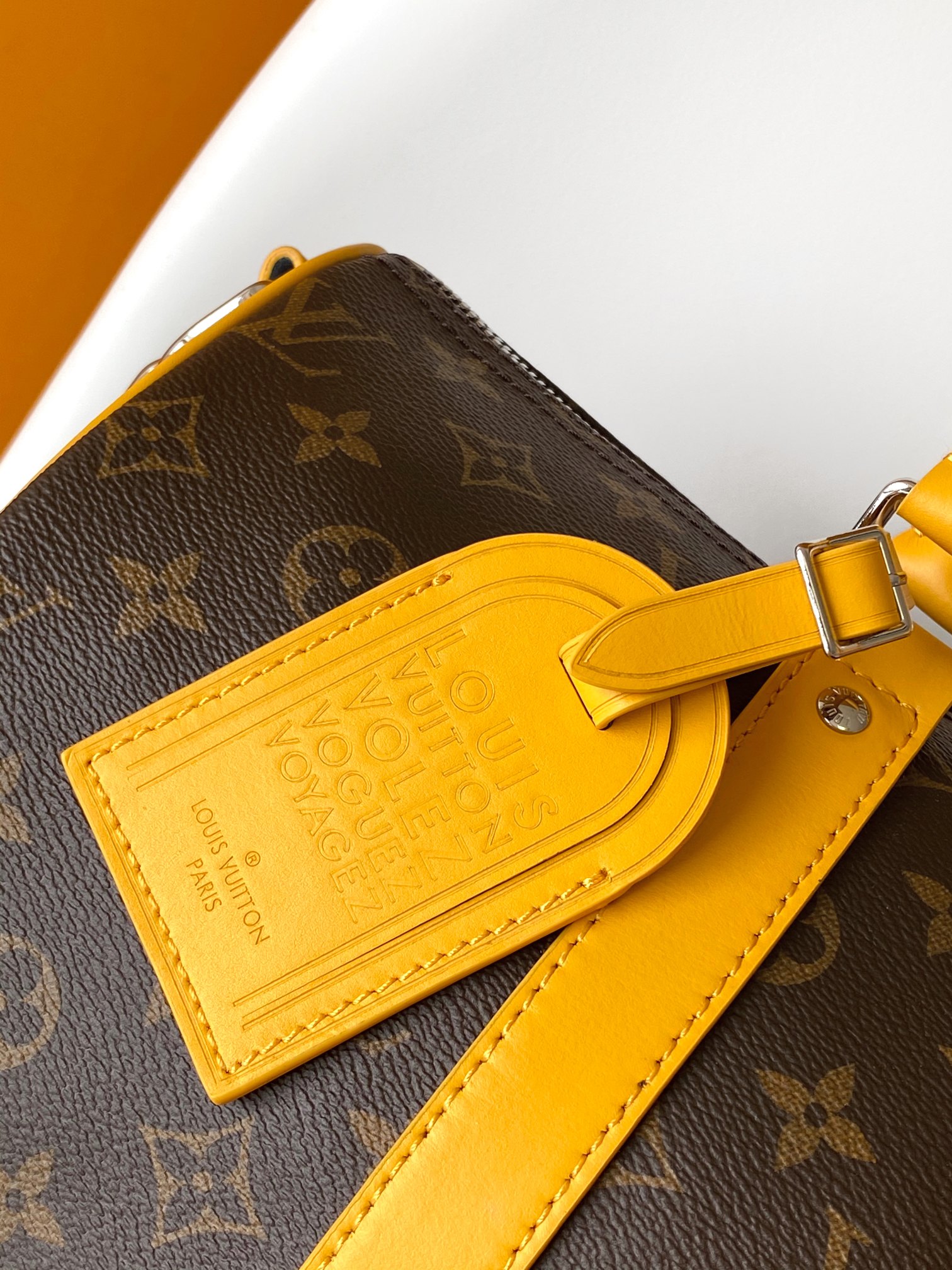 Louis Vuitton Keepall Bandoulière 35 Travel Bag in Monogram Eclipse - Image 4
