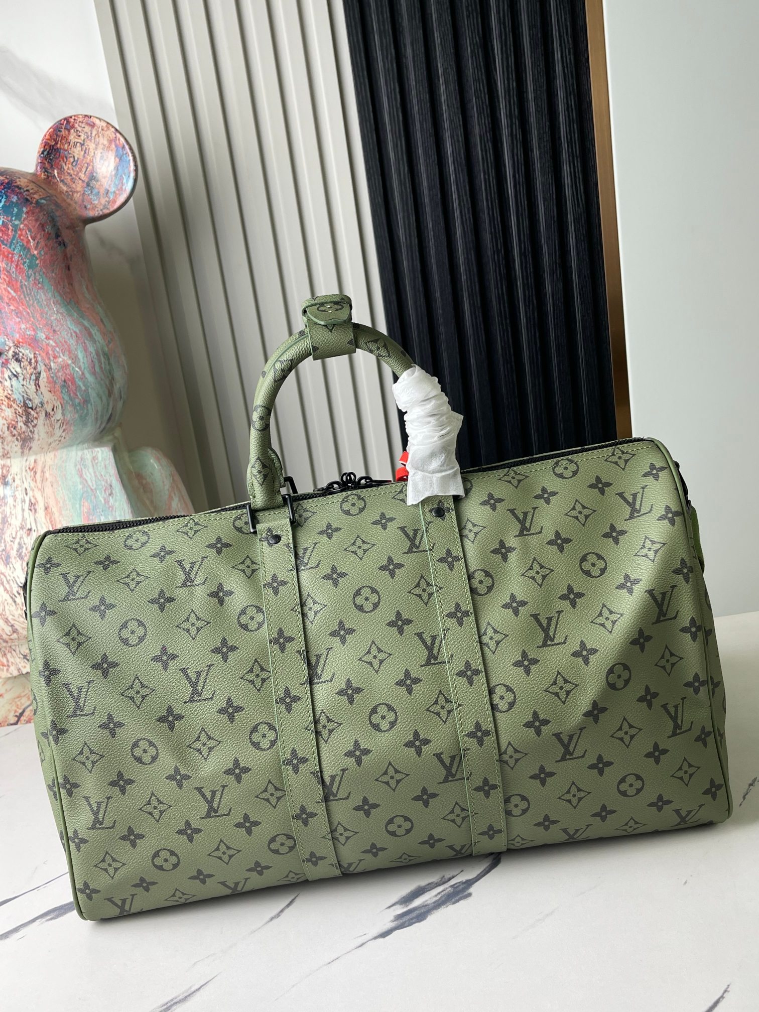 Louis Vuitton Keepall Bandoulière 45 Travel Bag - Image 4