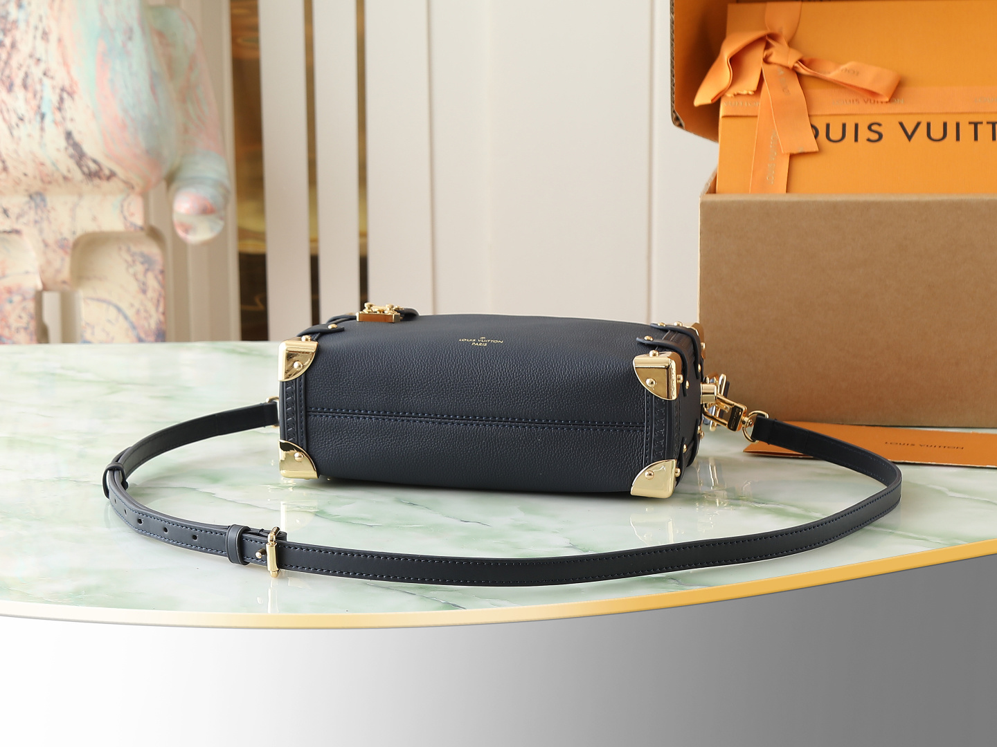 Louis Vuitton Side Trunk Medium Crossbody Bag in Deep Blue - Image 4