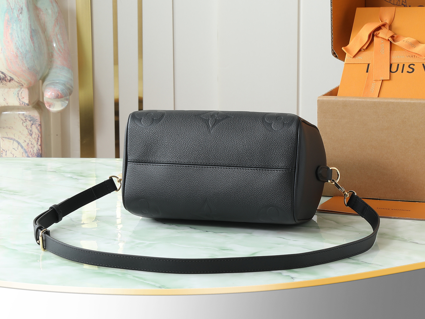 Louis Vuitton Speedy Bandoulière 25 Monogram Empreinte Leather Handbag - Image 4