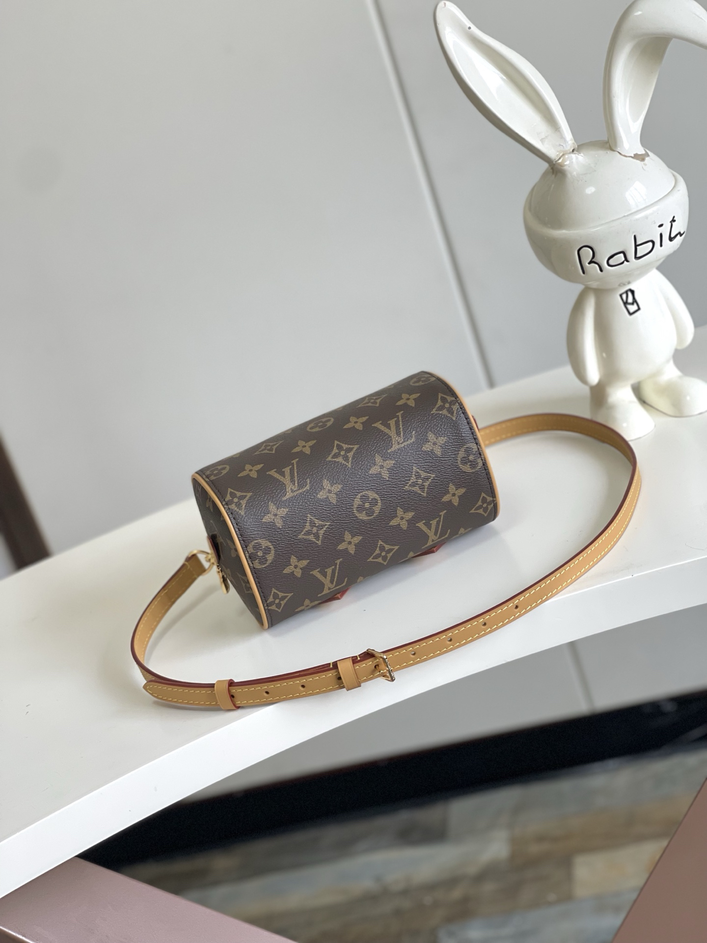 Louis Vuitton Nano Speedy Crossbody Bag in Monogram Empreinte Leather - Image 4