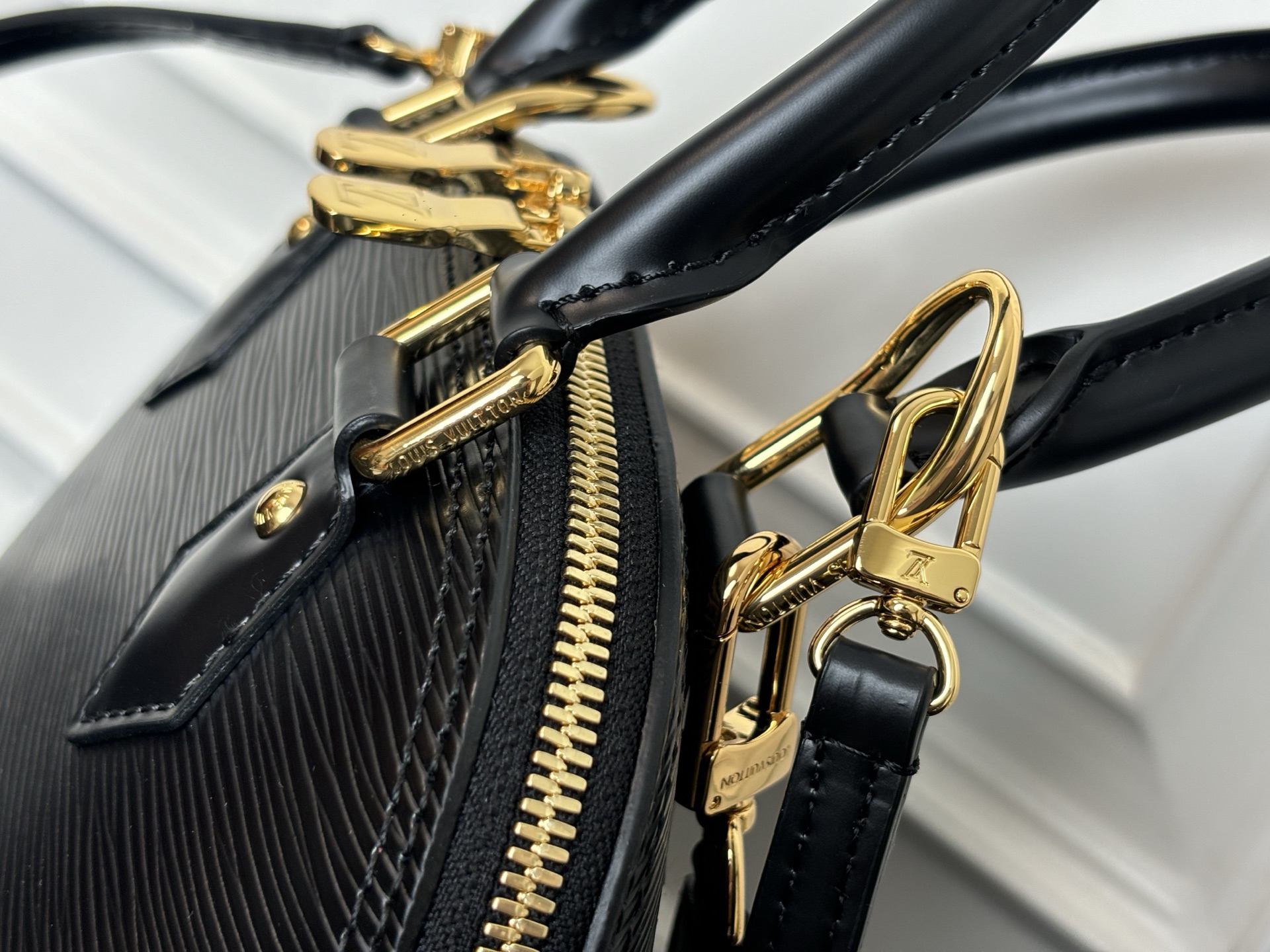 Louis Vuitton x Murakami Alma BB Epi Leather Handbag - Image 4