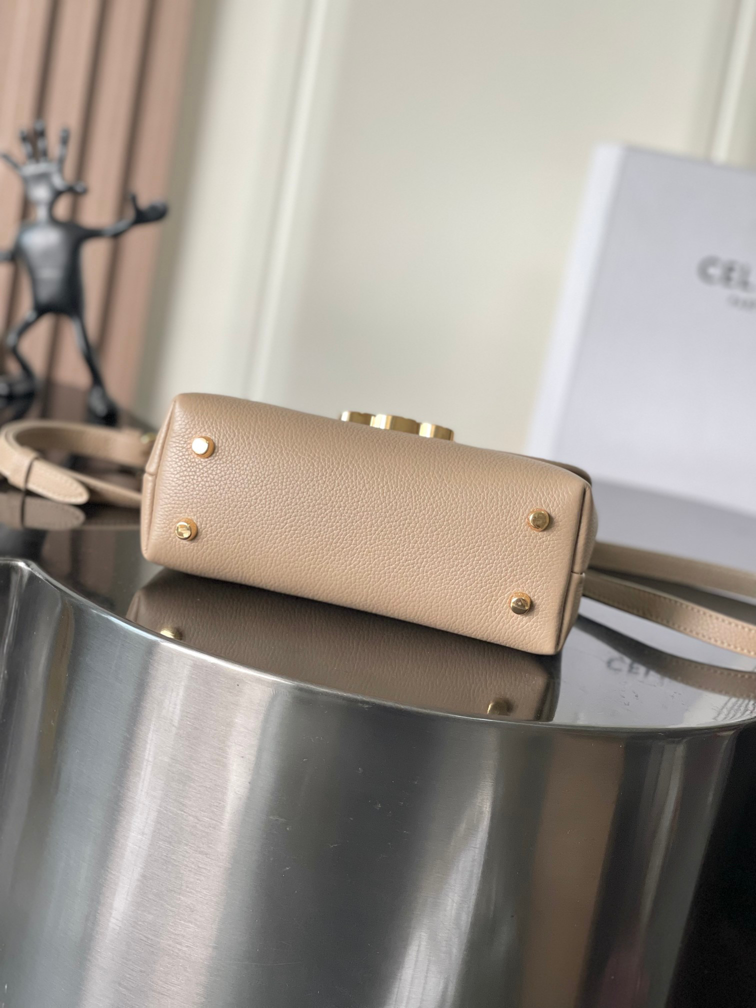 CELINE Teen Nino Soft Calfskin Handbag - Image 4