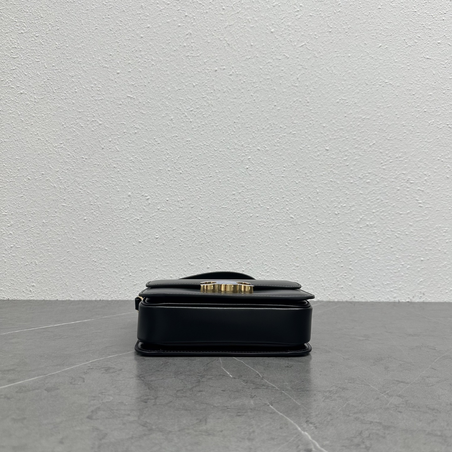 Celine Teen Triomphe Shoulder Bag in Black and Blue - Image 4