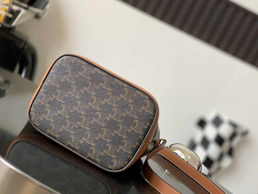 Celine Monogram Small Bucket Crossbody Bag - Image 4