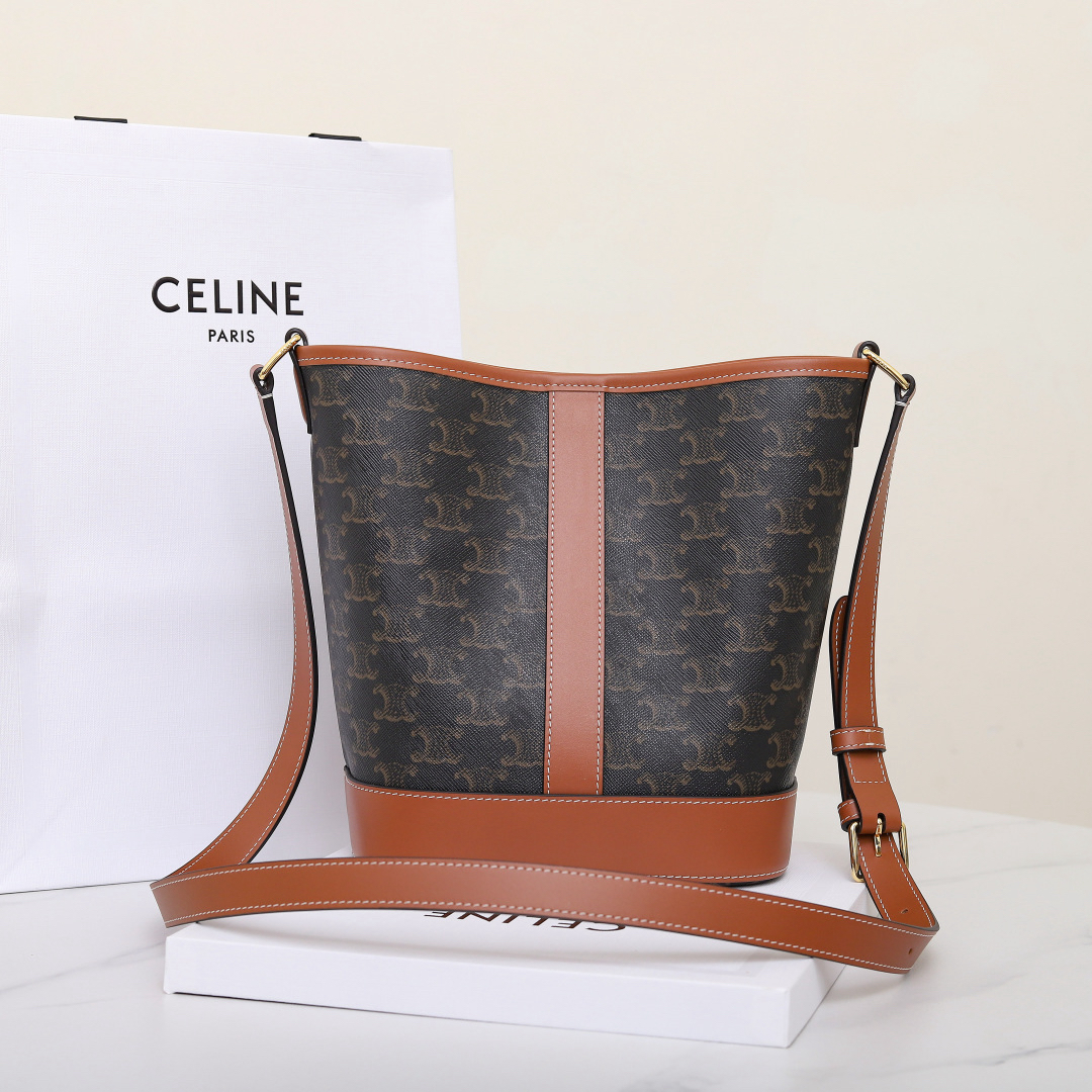 Celine Monogram Small Bucket Bag - Image 4