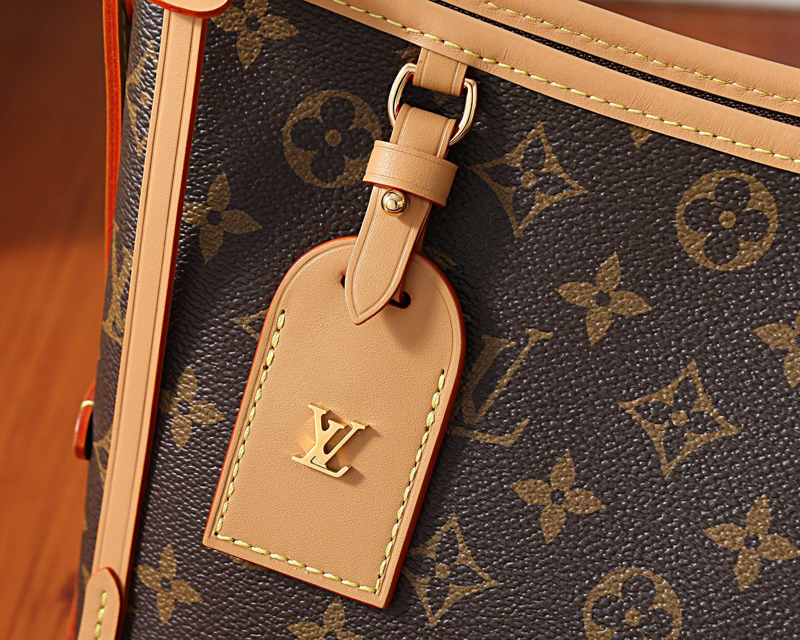 Carryall East West Monogram Canvas Shoulder Bag - Image 4
